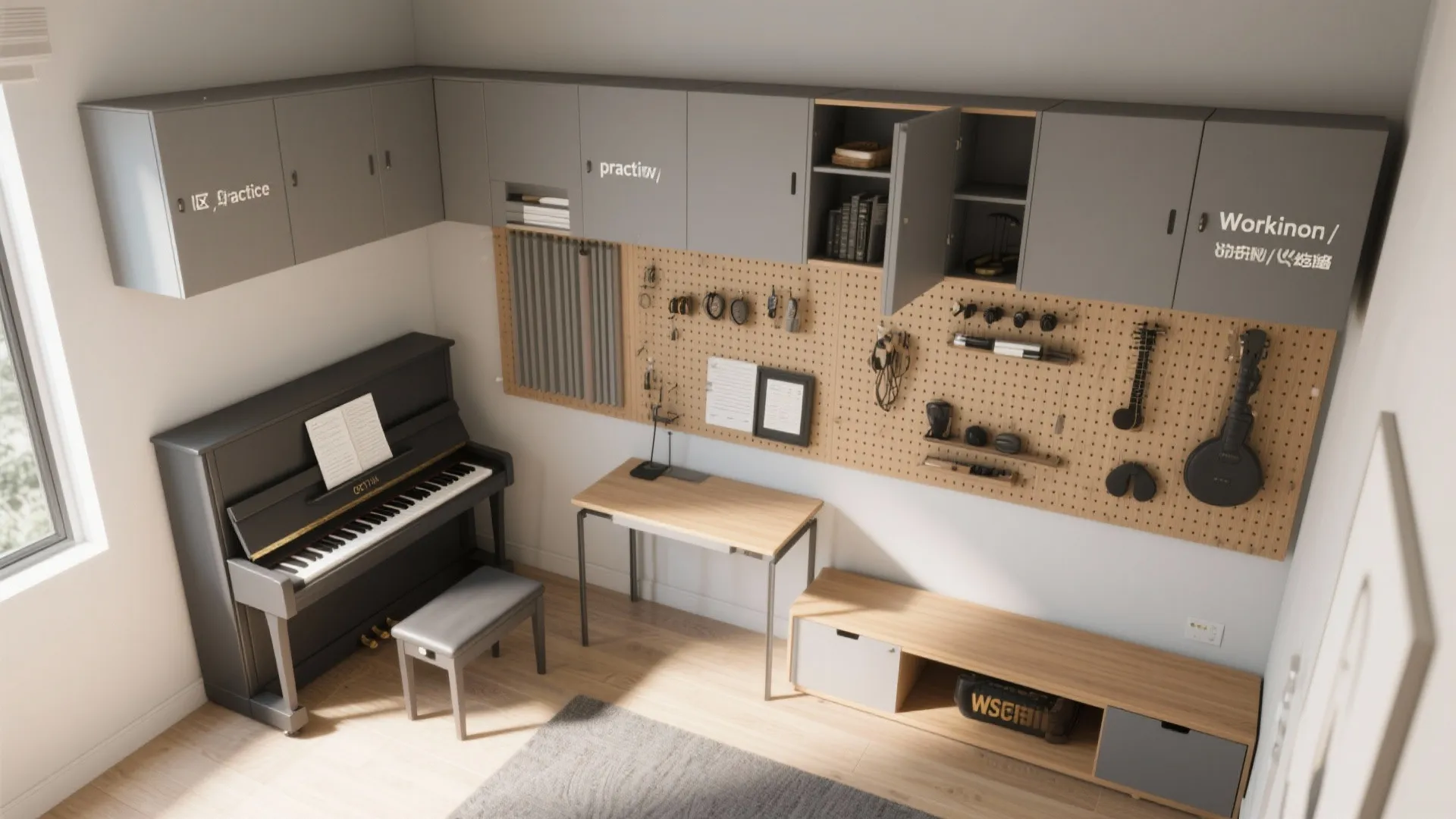 4. Multi-purpose Music Wall