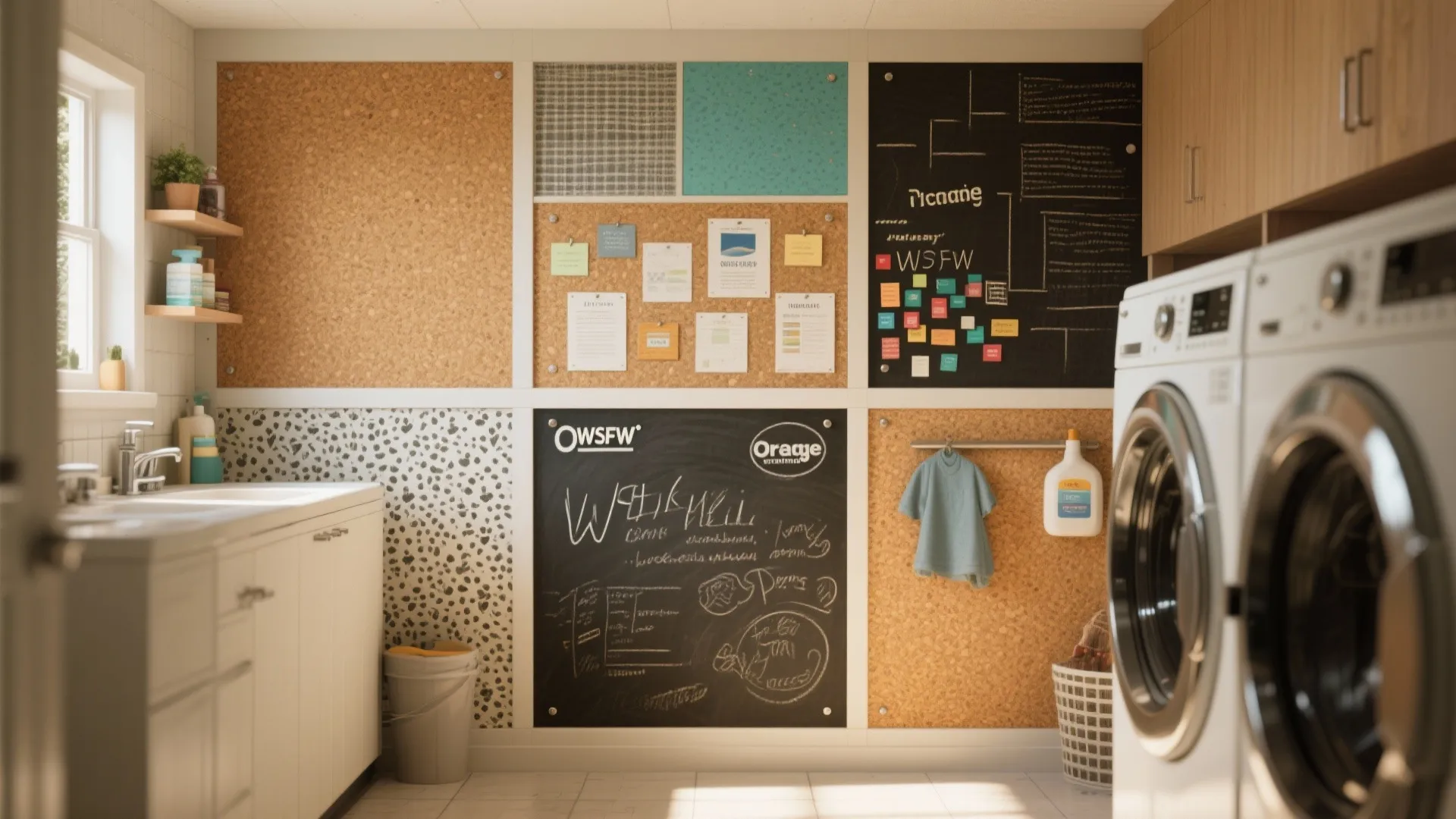 5. Multi-Panel Bulletin Wall