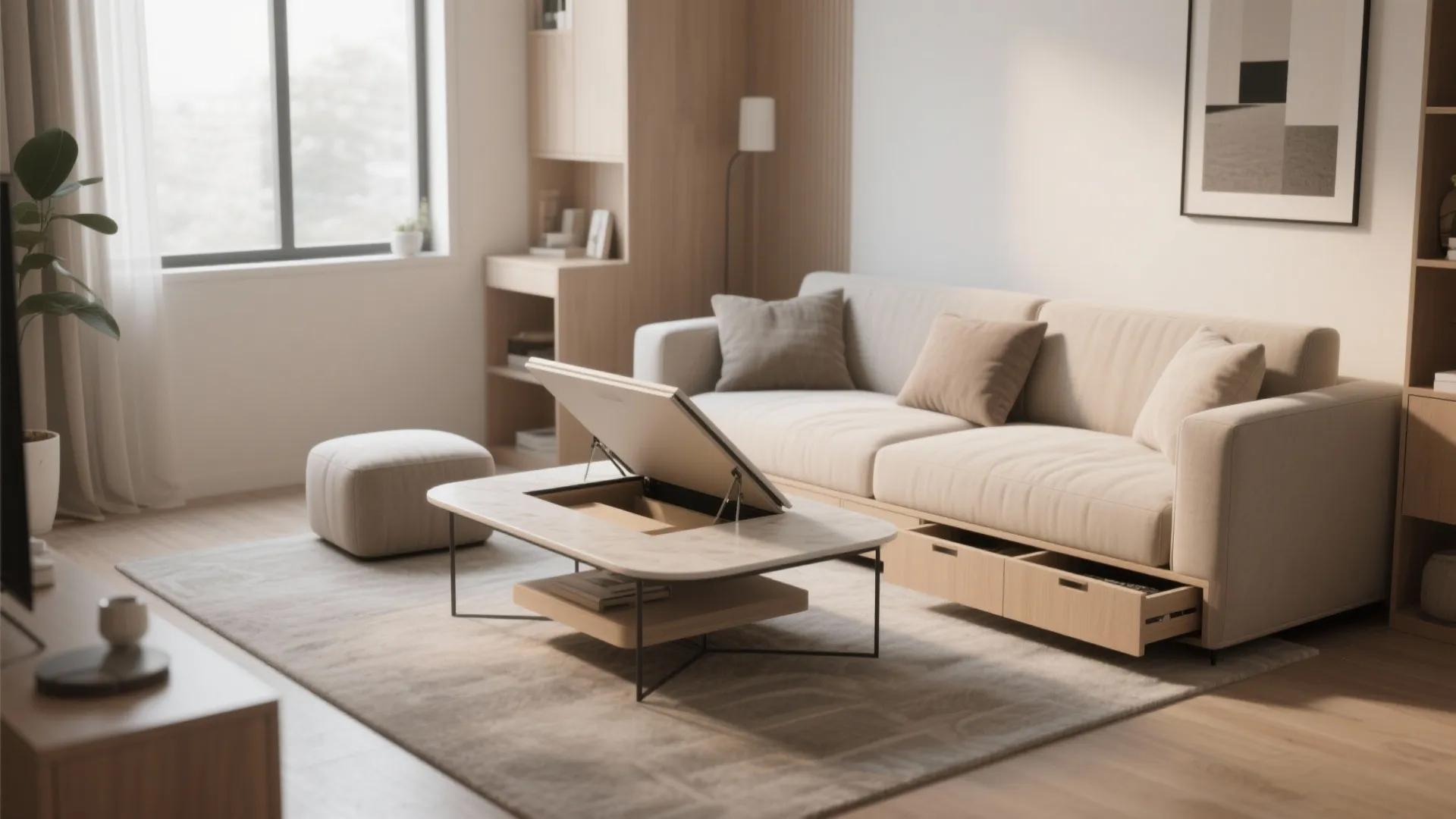 5. Integrate Multi-purpose Furniture