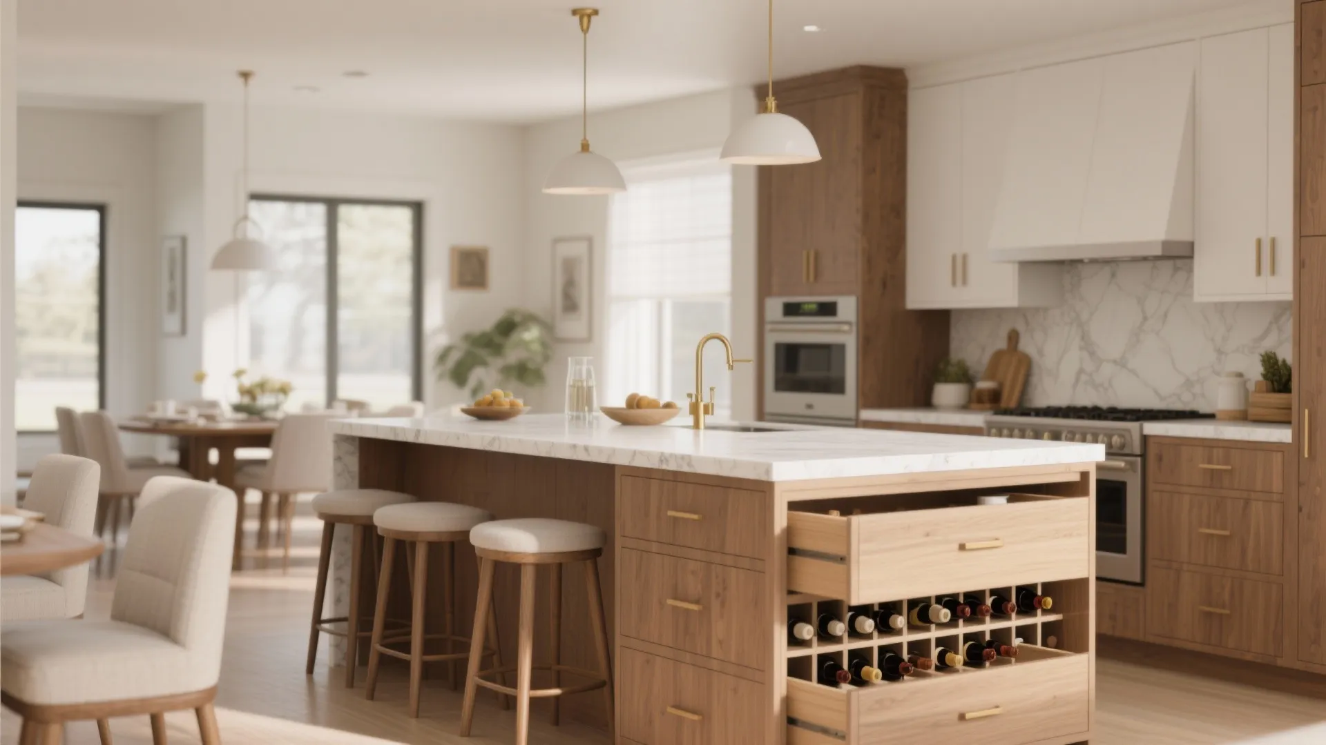 1. The Multi‑Purpose Island: Storage + Seating