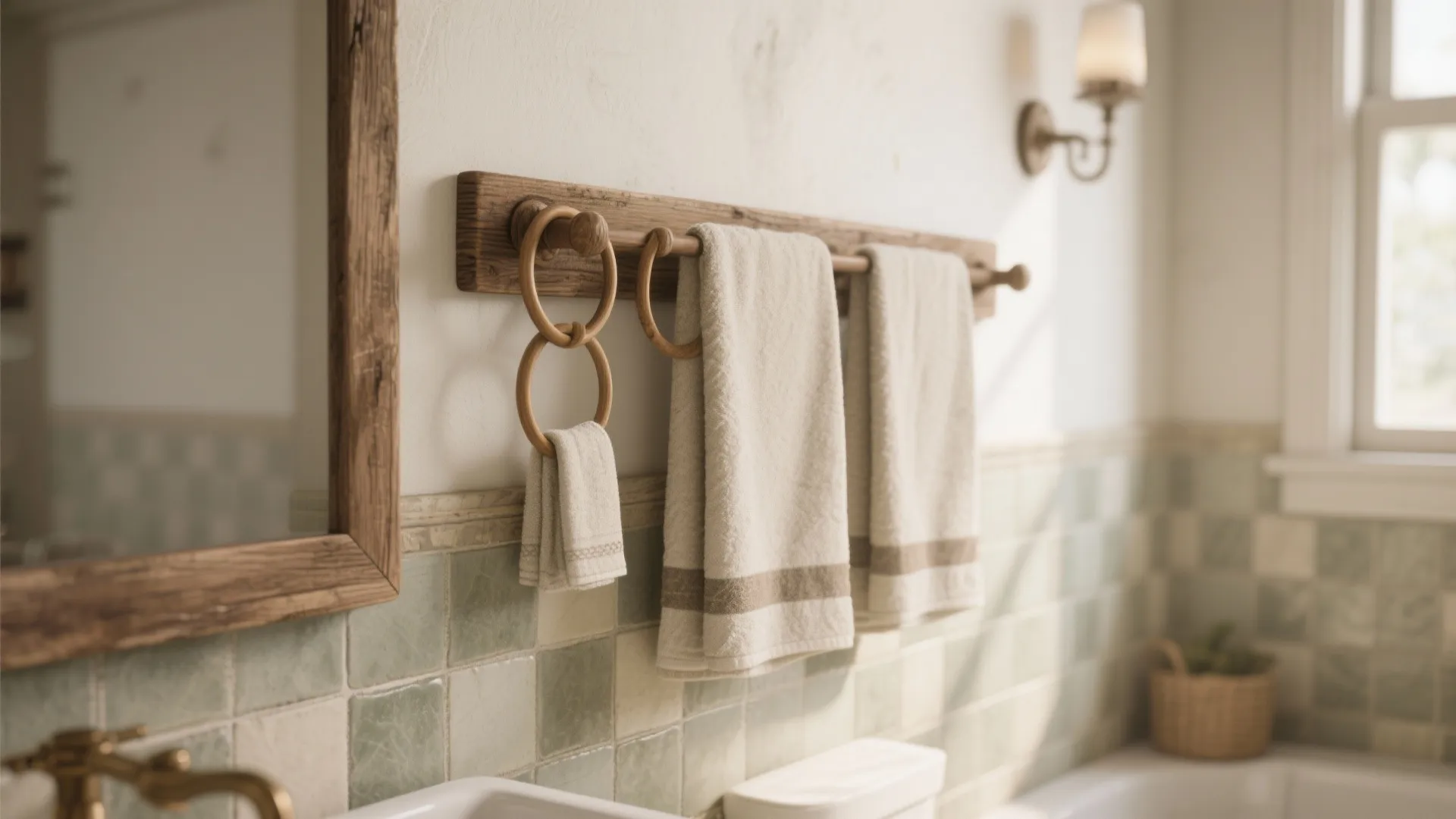 7. Wall-Mounted Multi-Ring Rack