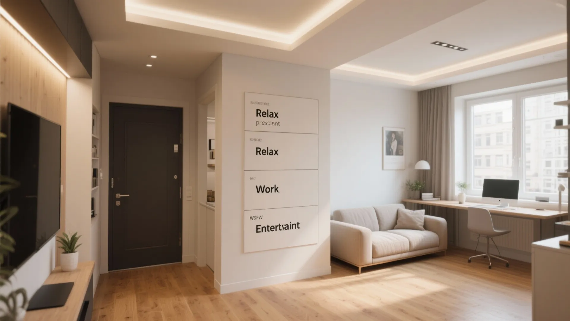 2. Multi-scene wall panel