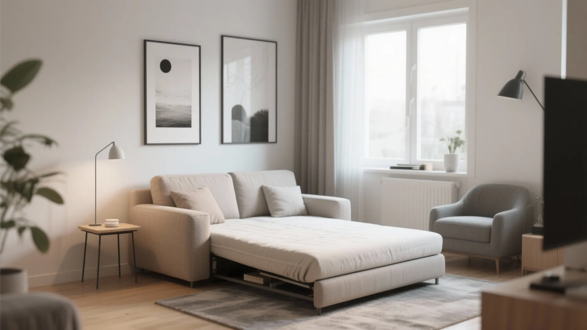 3. Multi-Functional Sofa Bed