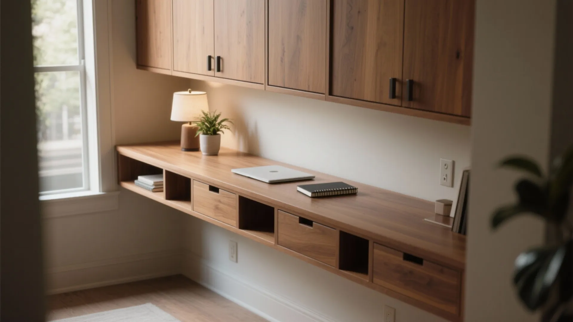 Multi-functional narrow table with storage