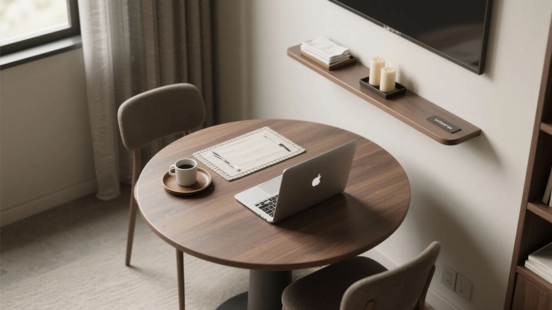 5. Use multifunctional surfaces and vertical storage