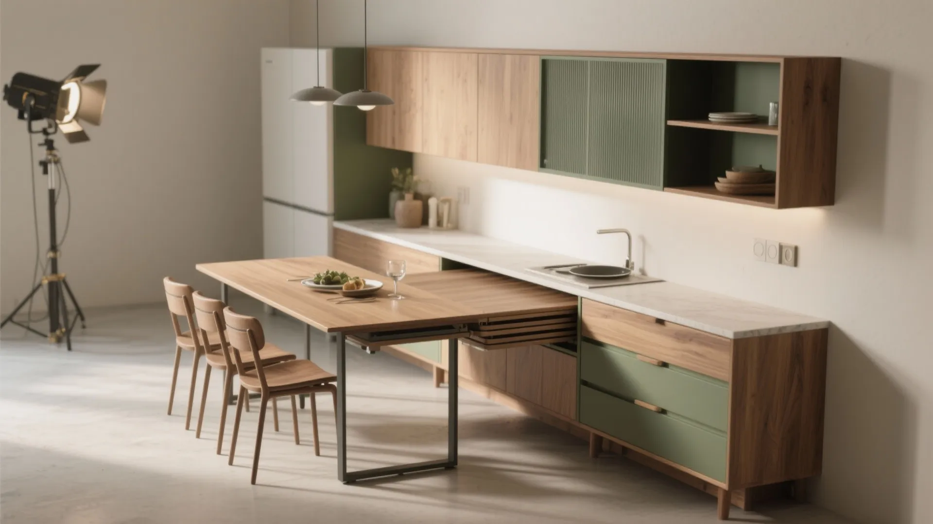 2. Let multifunctional furniture do the heavy lifting