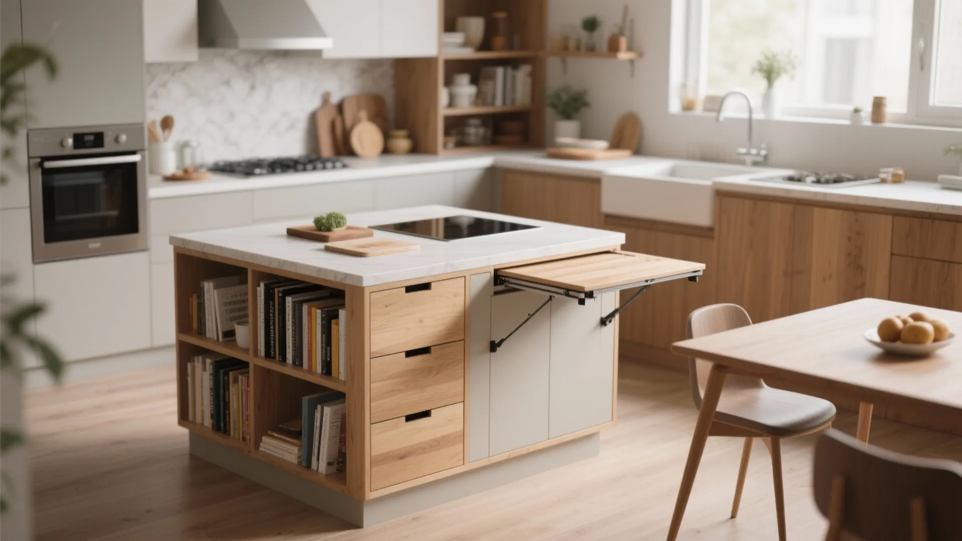 3. Multi-Tasking Kitchen Island