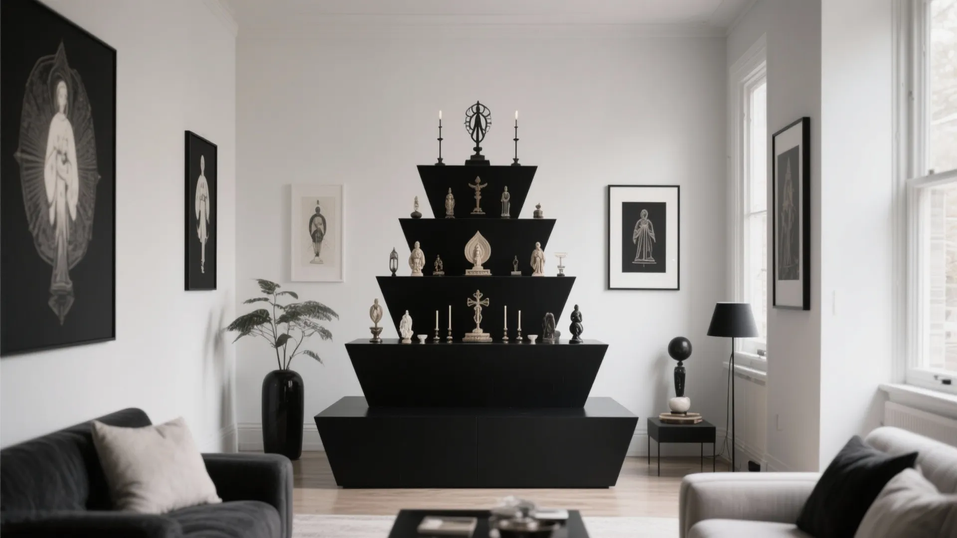 Multi-Tier Modern Altar