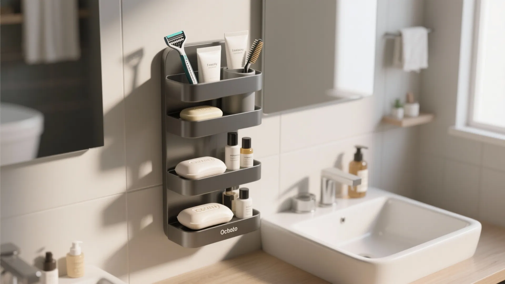 Multi-Tier Soap and Accessory Stand