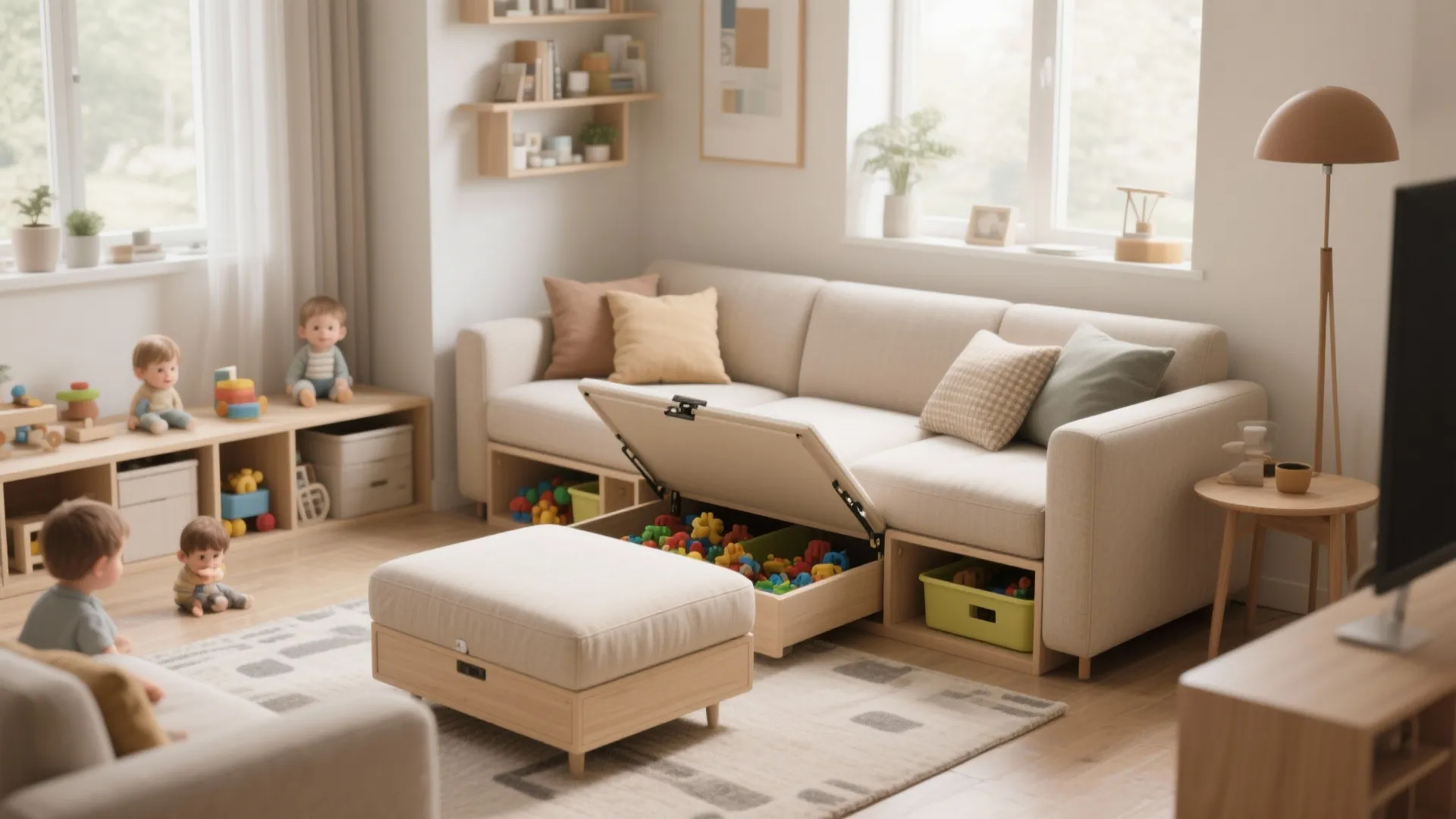 5 Small Living Room Playroom Combo Ideas: Practical, playful solutions to make a tiny living room double as a joyful playroom
