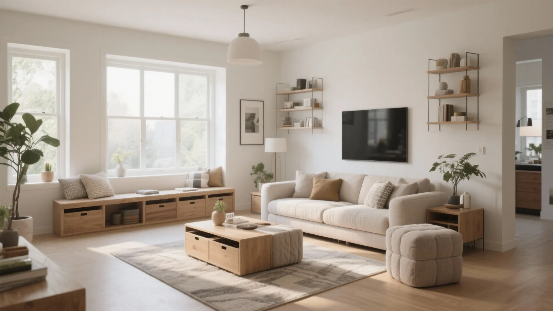 5. Multi-use Furniture