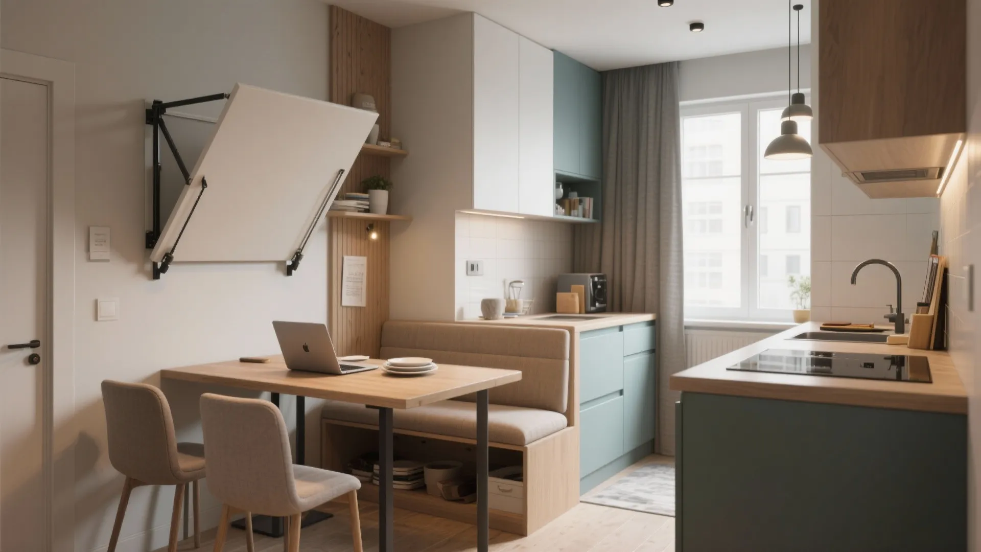 3. Multi-use furniture and foldaway ideas