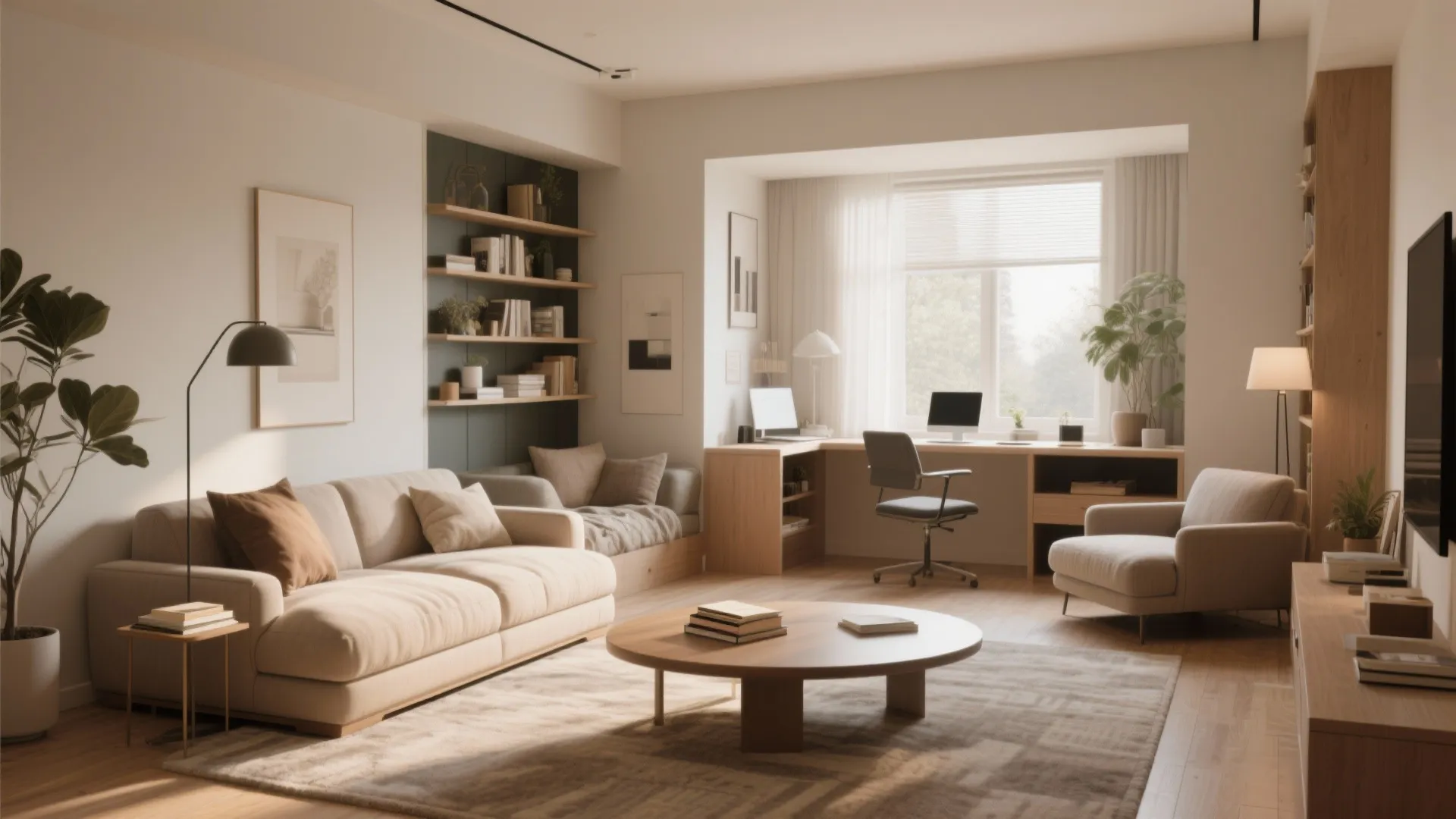 1. Multi-Use Living Room