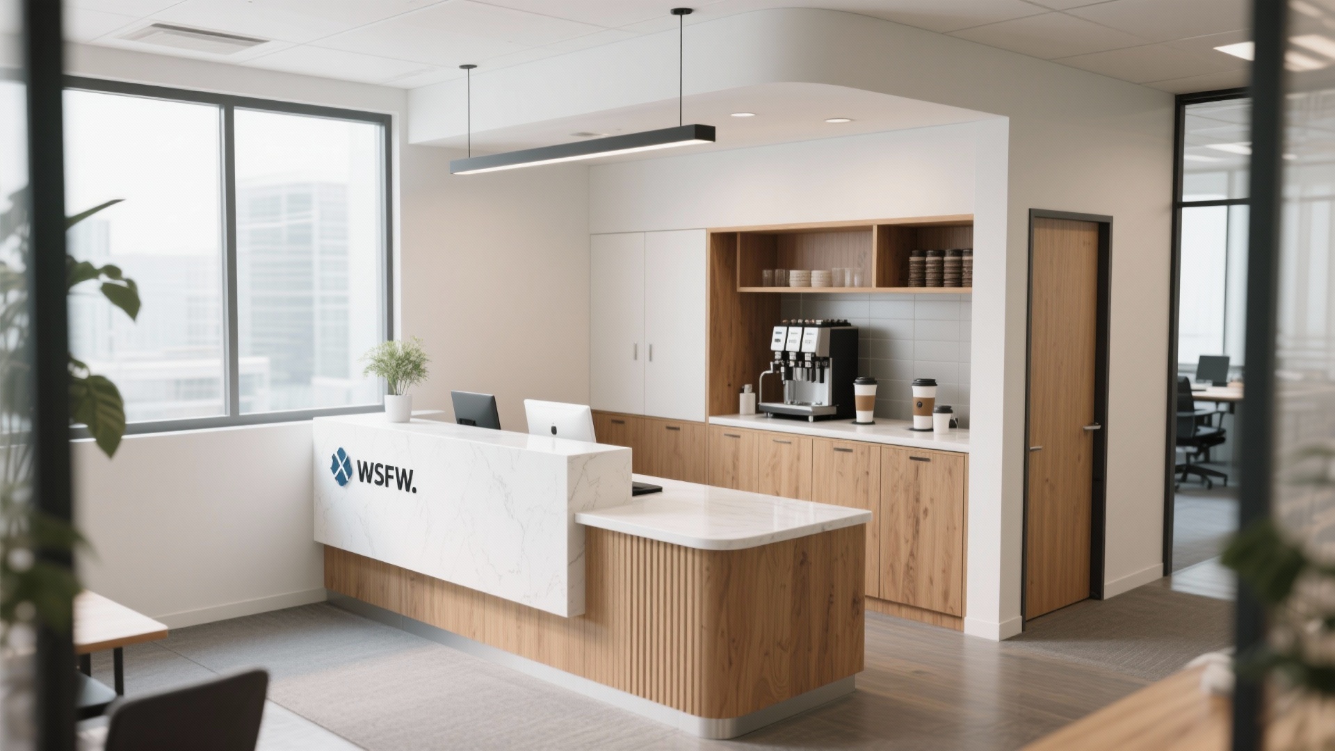 5 Creative Counter Design Ideas for Offices