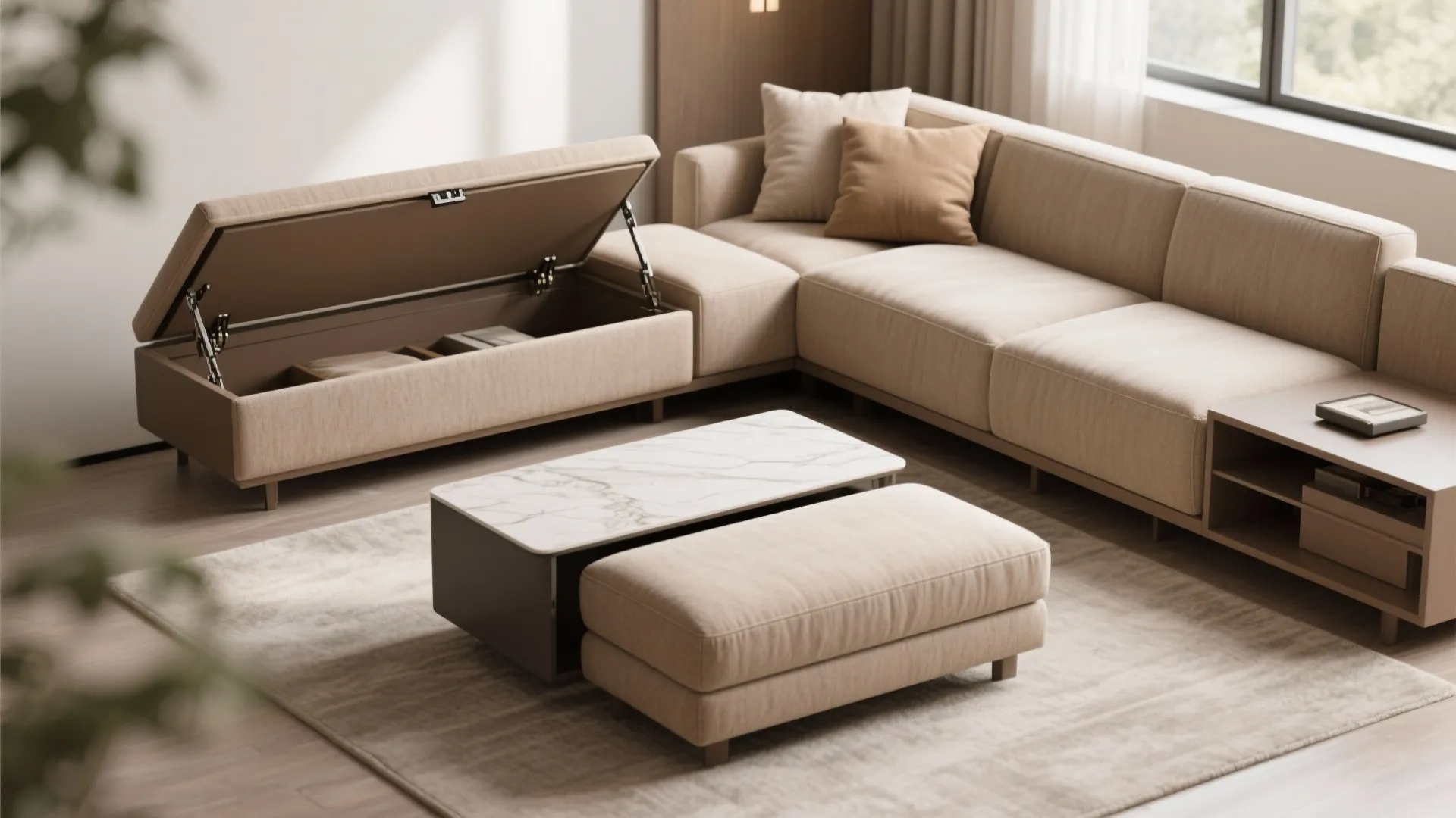 4. Seating that Pulls Double Duty