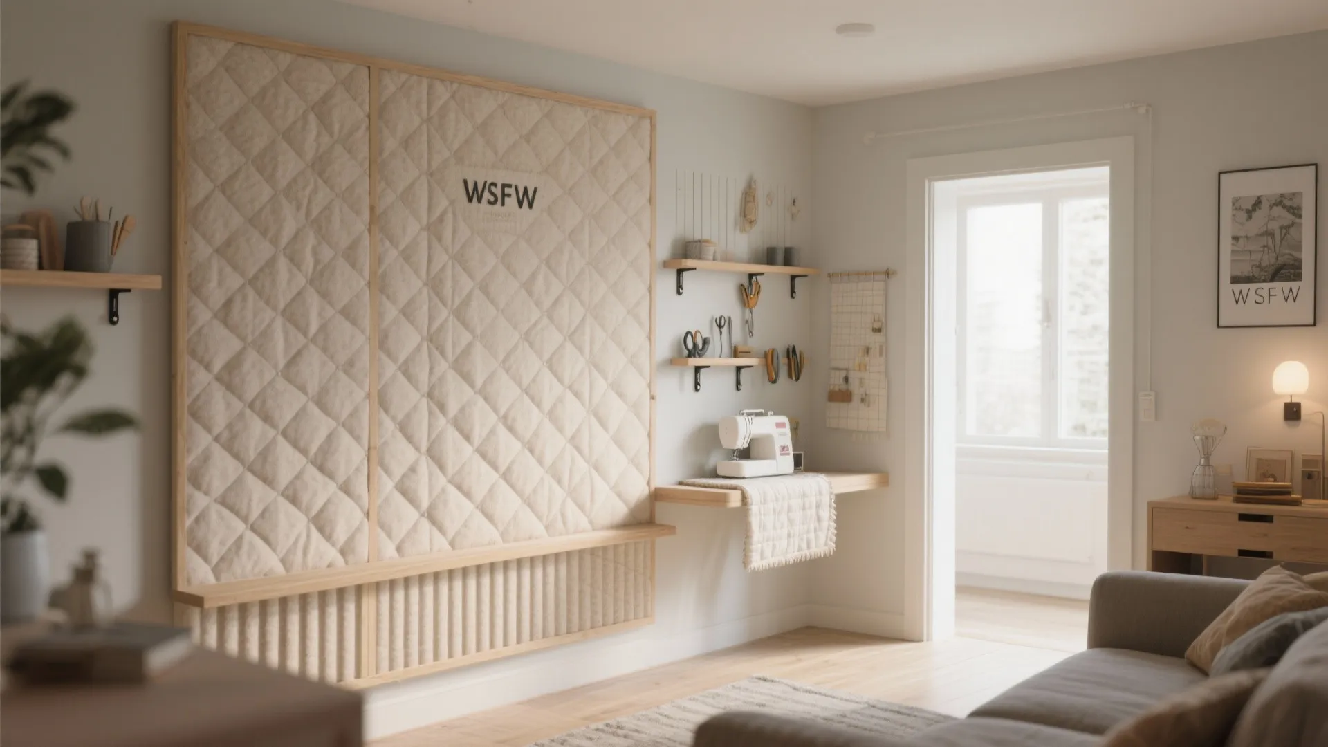 Multifunction Wall: Storage, Sound, and Style
