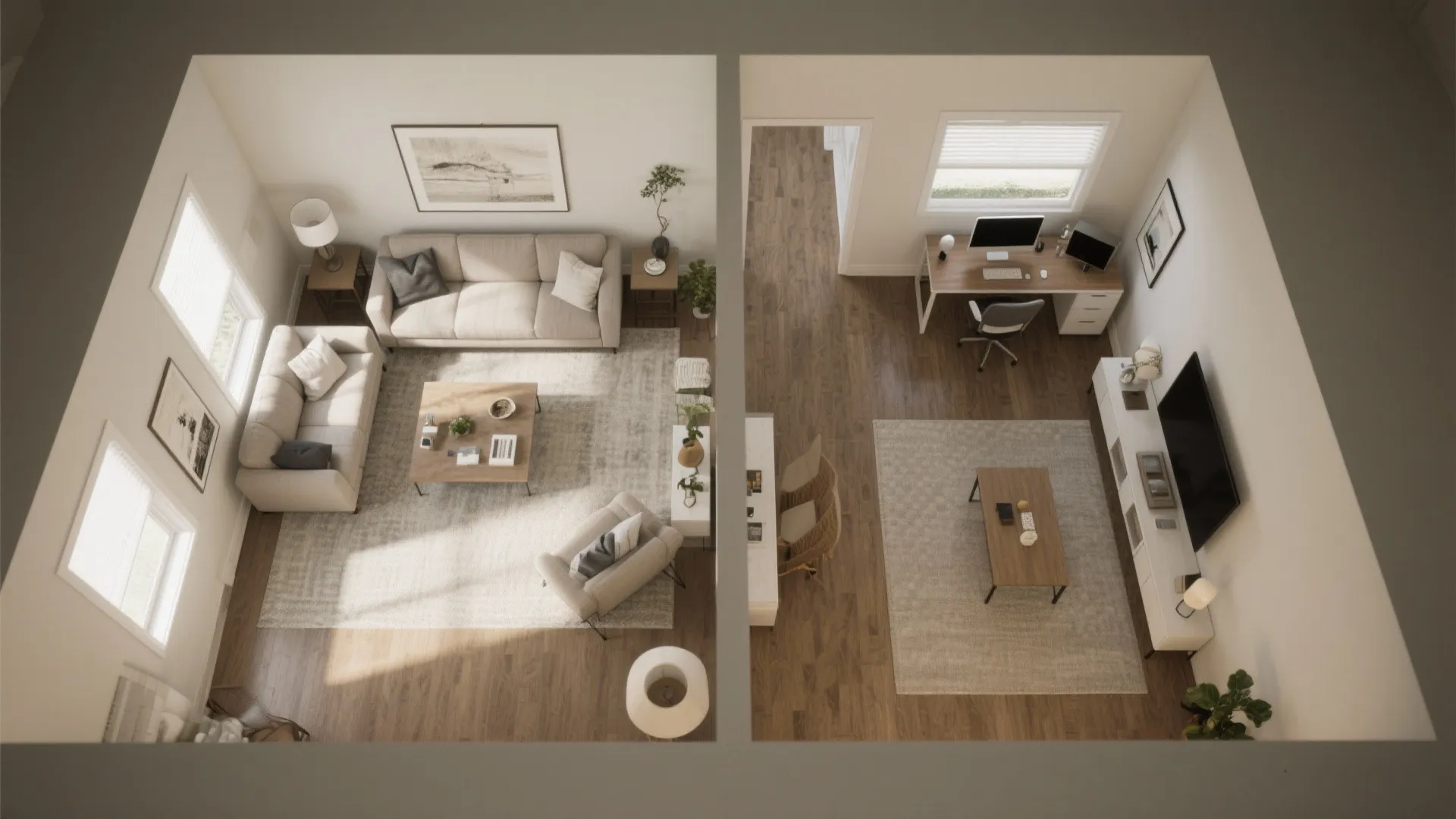 2. Multi-Zone Layout for Versatility