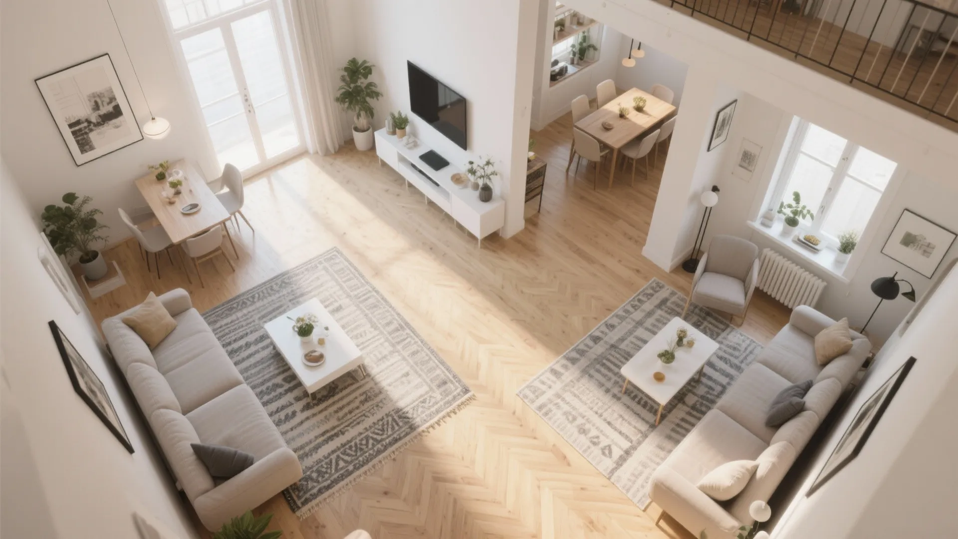 6. Multi-Zone Living in Open Plan