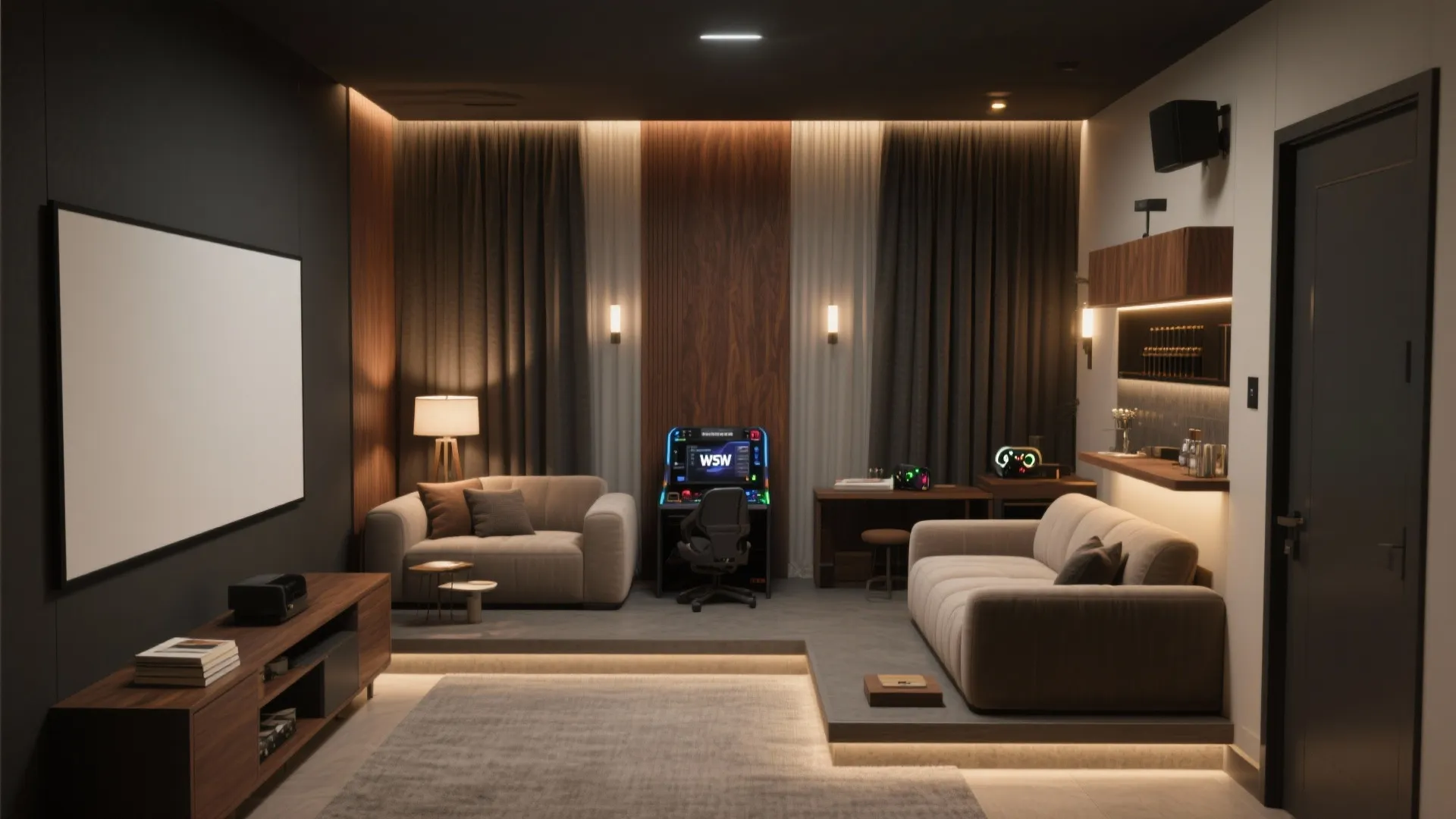 Idea 5: Multi-purpose zones without visual chaos