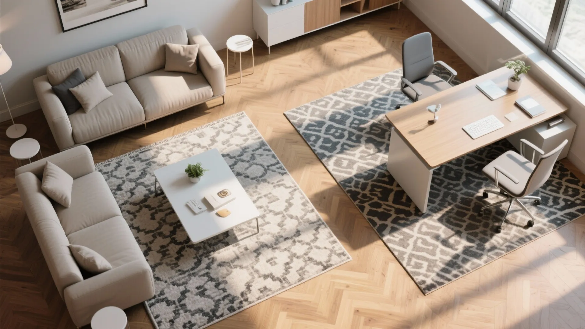 8. Multi-Zone Rugs
