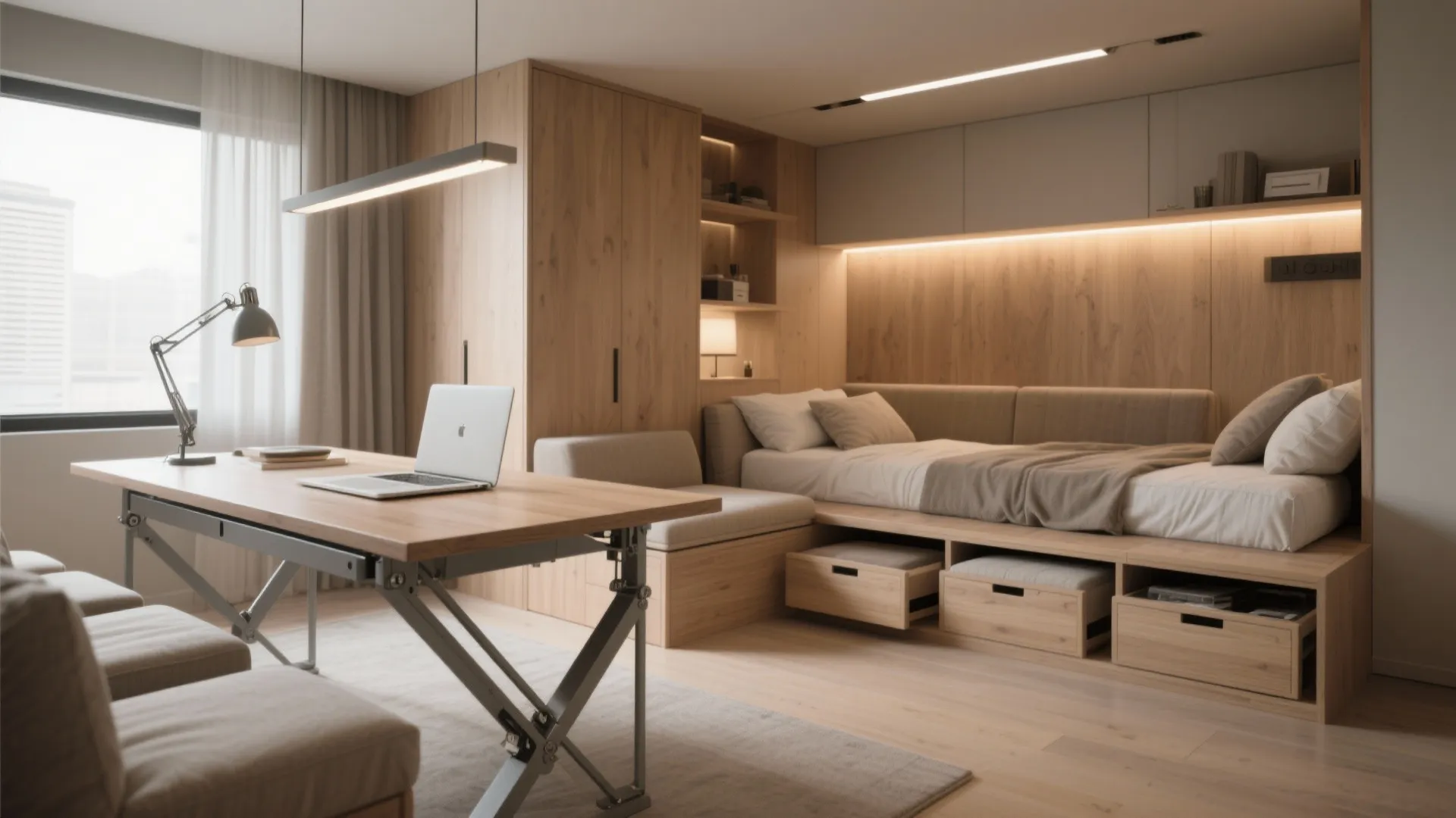 1. Multifunctional Furniture and Defined Zones