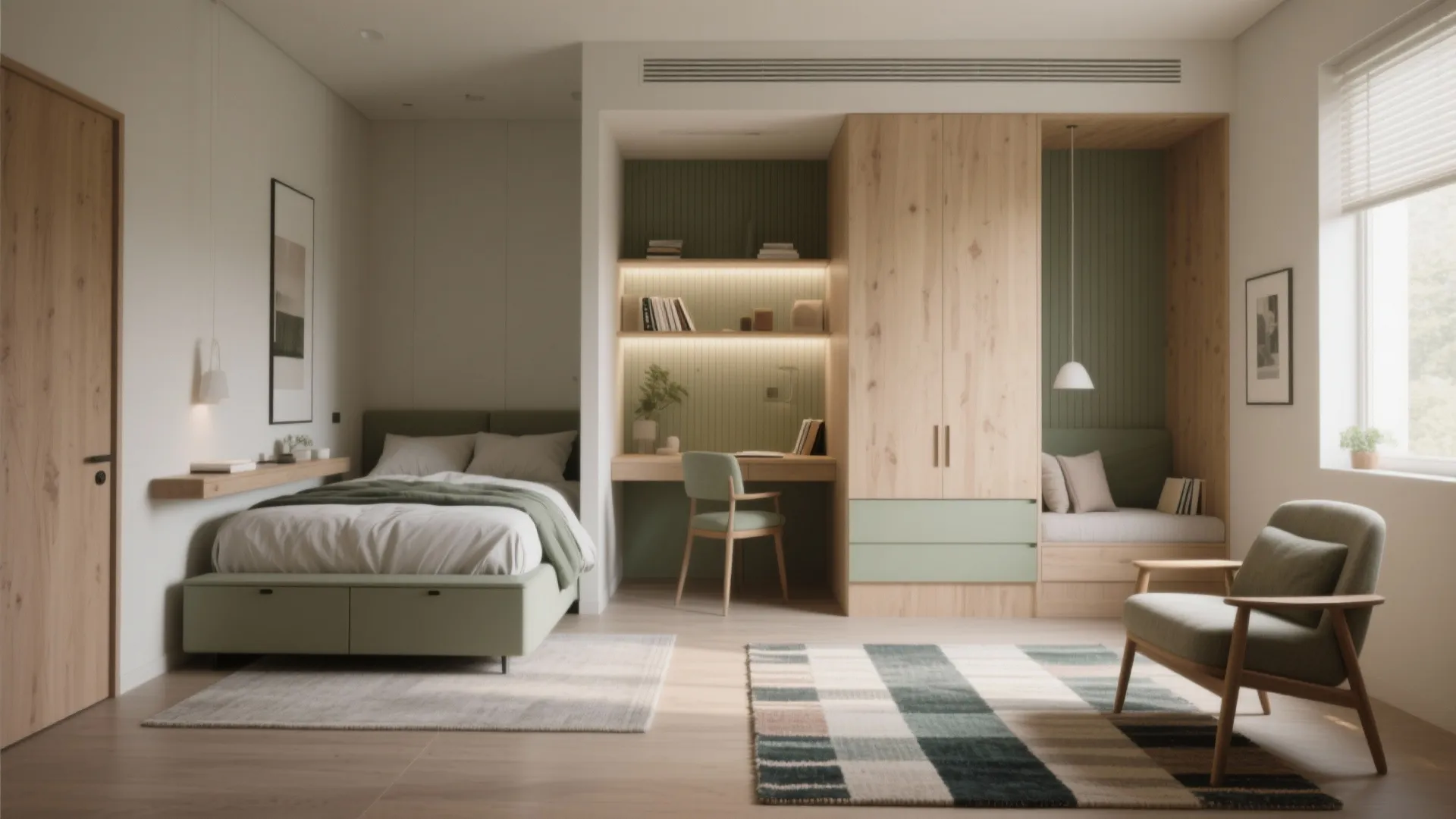 3. Create multi-zones with furniture placement