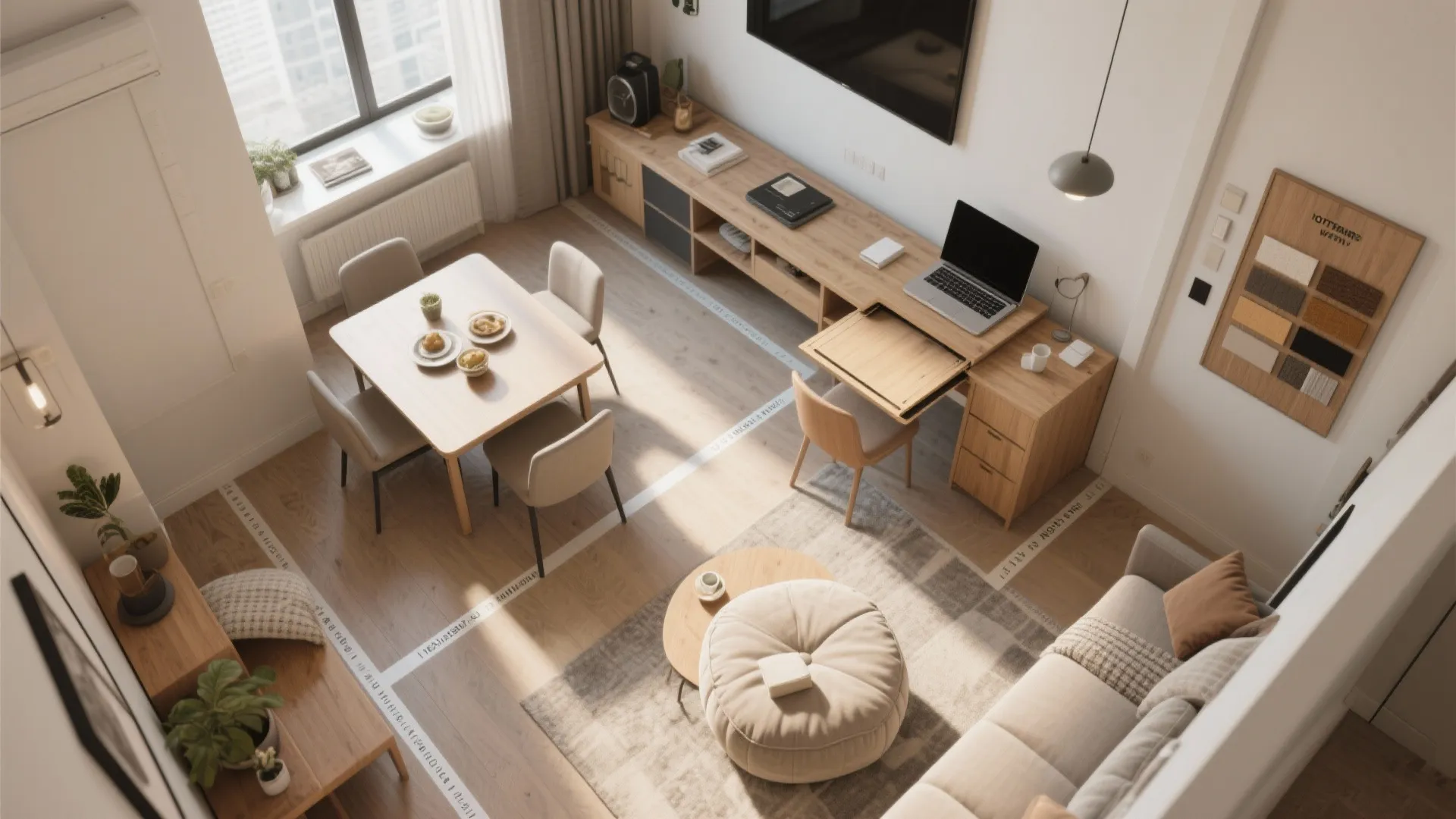 3. Multifunctional Zones for Day-to-Night Use