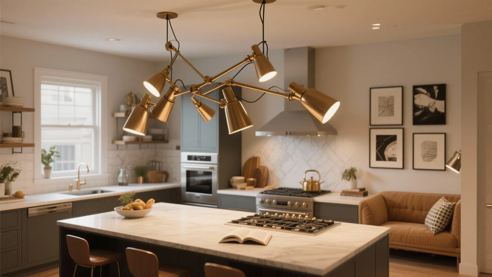 4. Multi-Arm Adjustable Fixtures