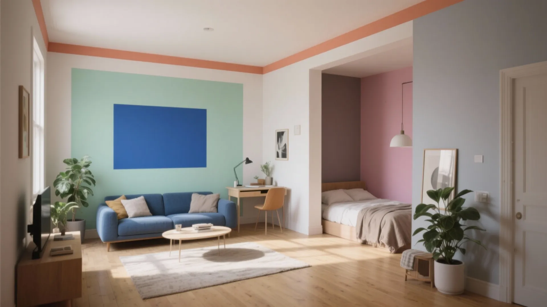 5 Multi Color Room Painting Ideas I Swear By: Small-space color play that feels intentional, uplifting, and totally livable.