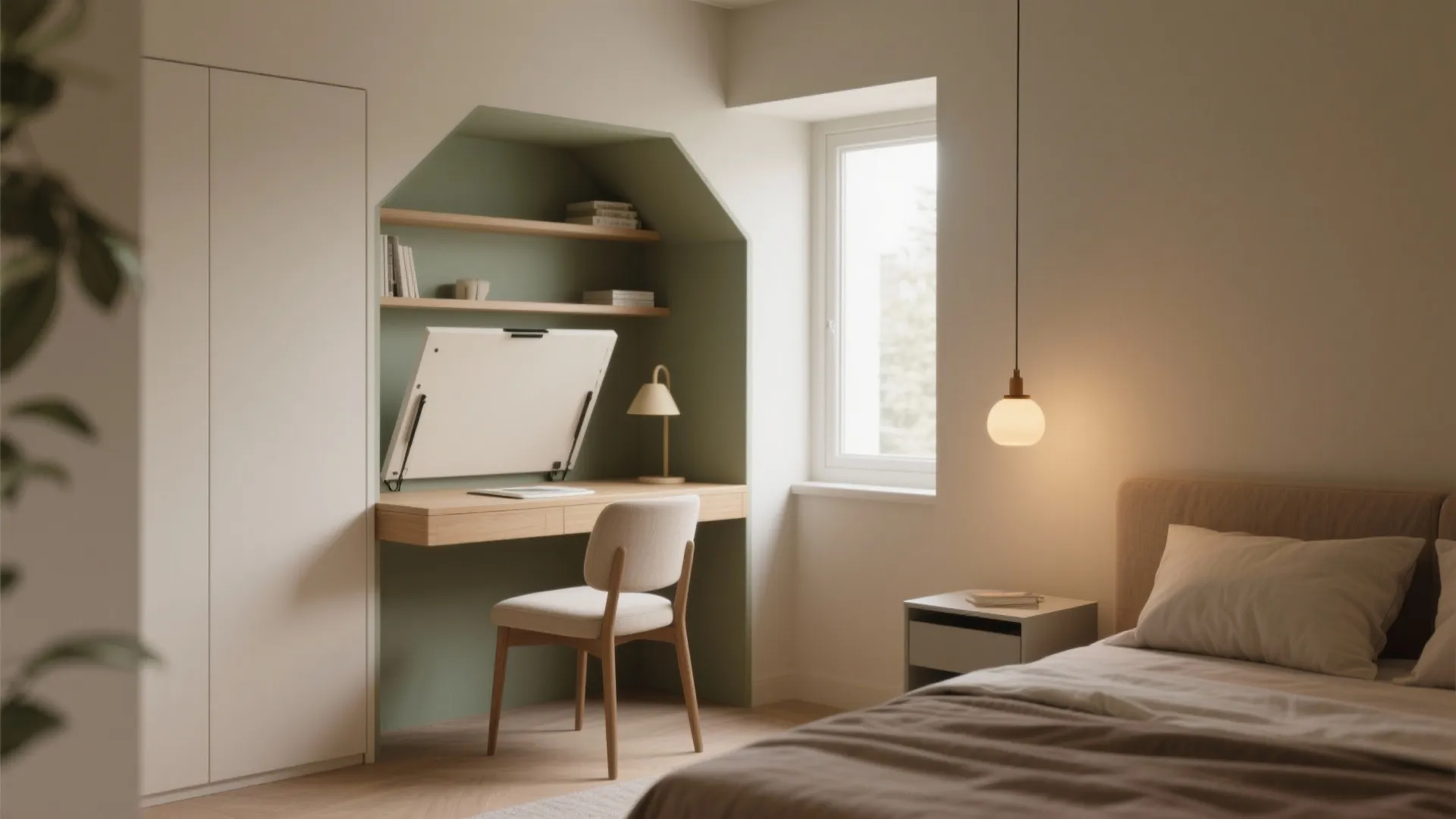 4. Create a multifunctional alcove or niche