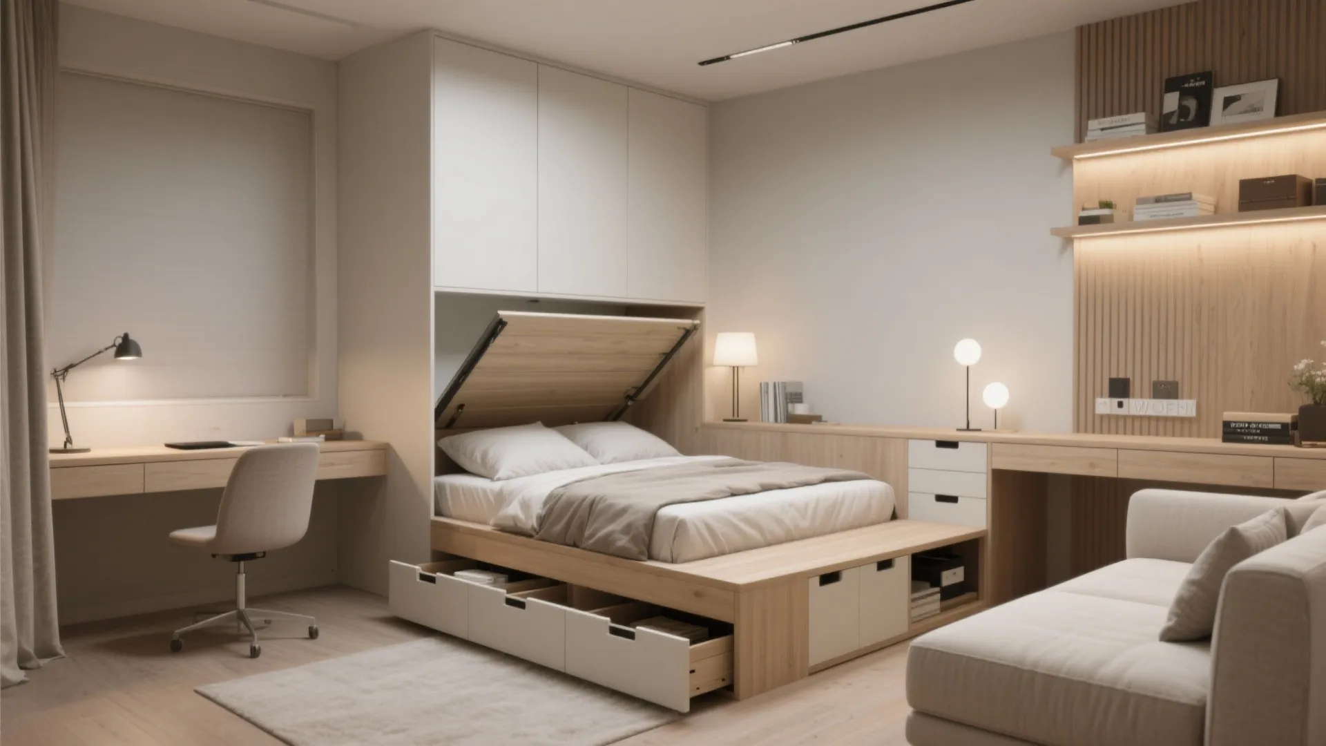 2. Choose multifunctional furniture