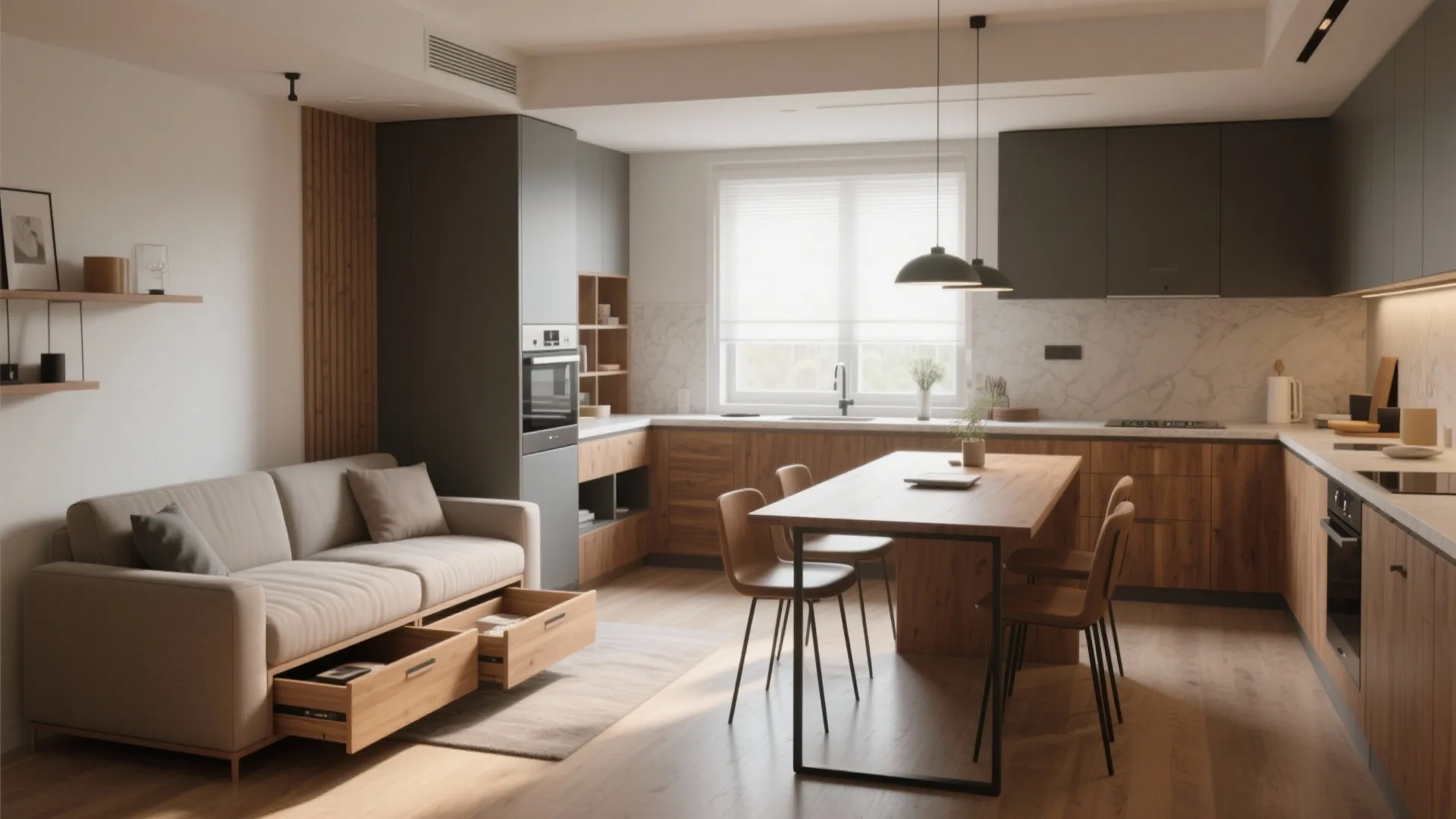 2. Choose multifunctional furniture