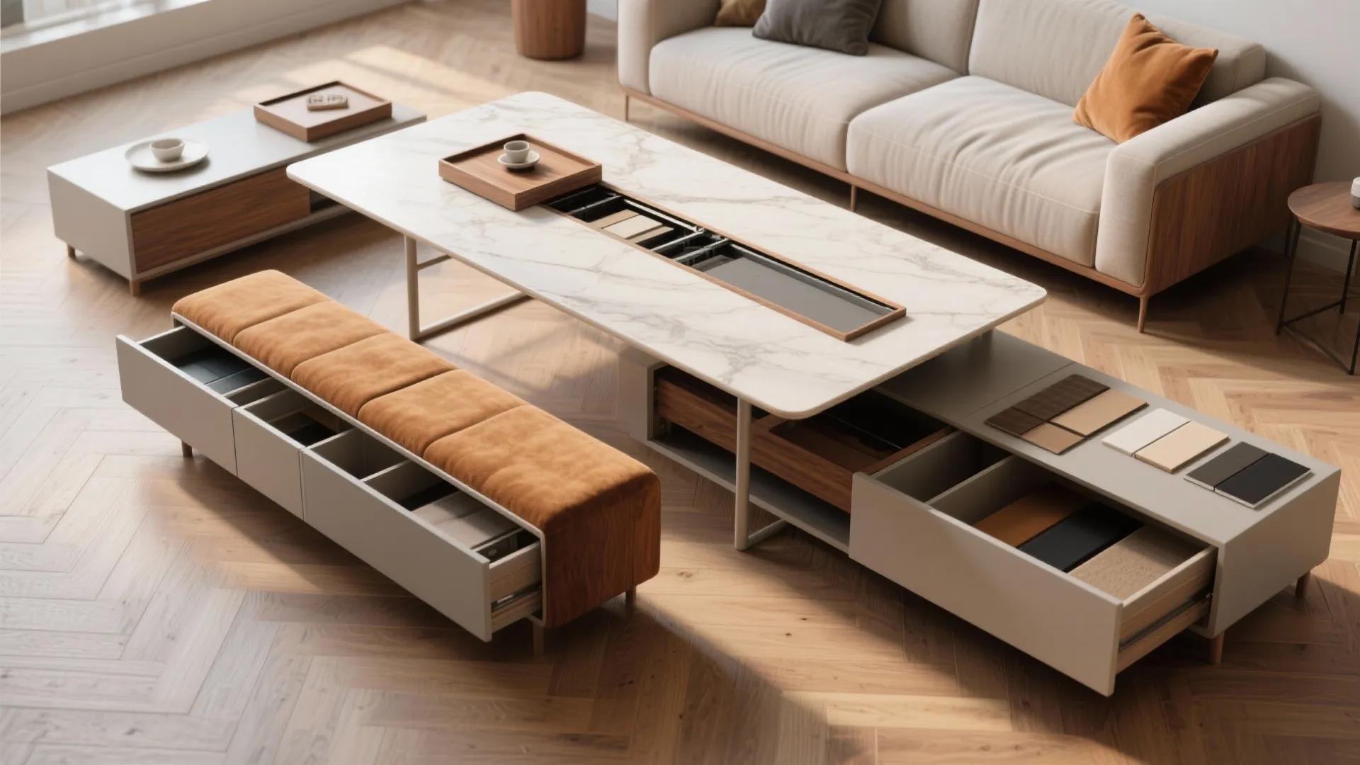 2. Use multifunctional furniture