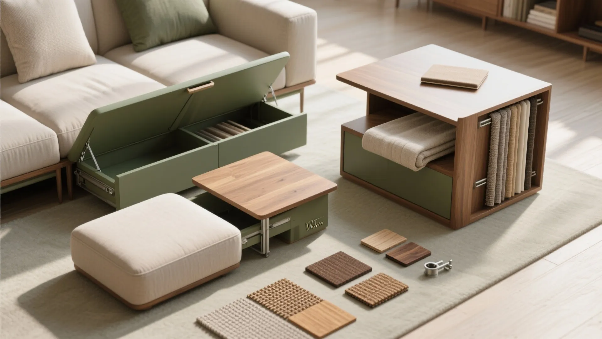 2. Embrace multifunctional furniture