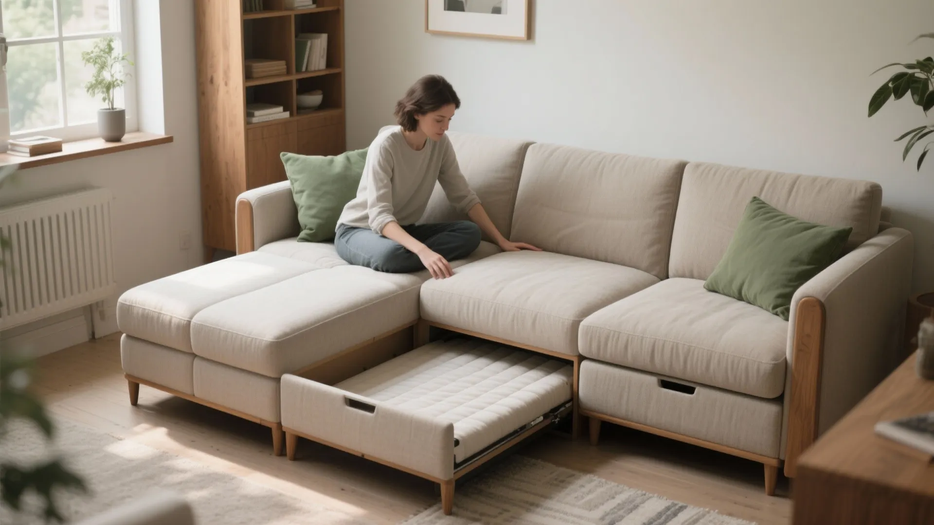 1. Choose multifunctional sofas (but test comfort first)