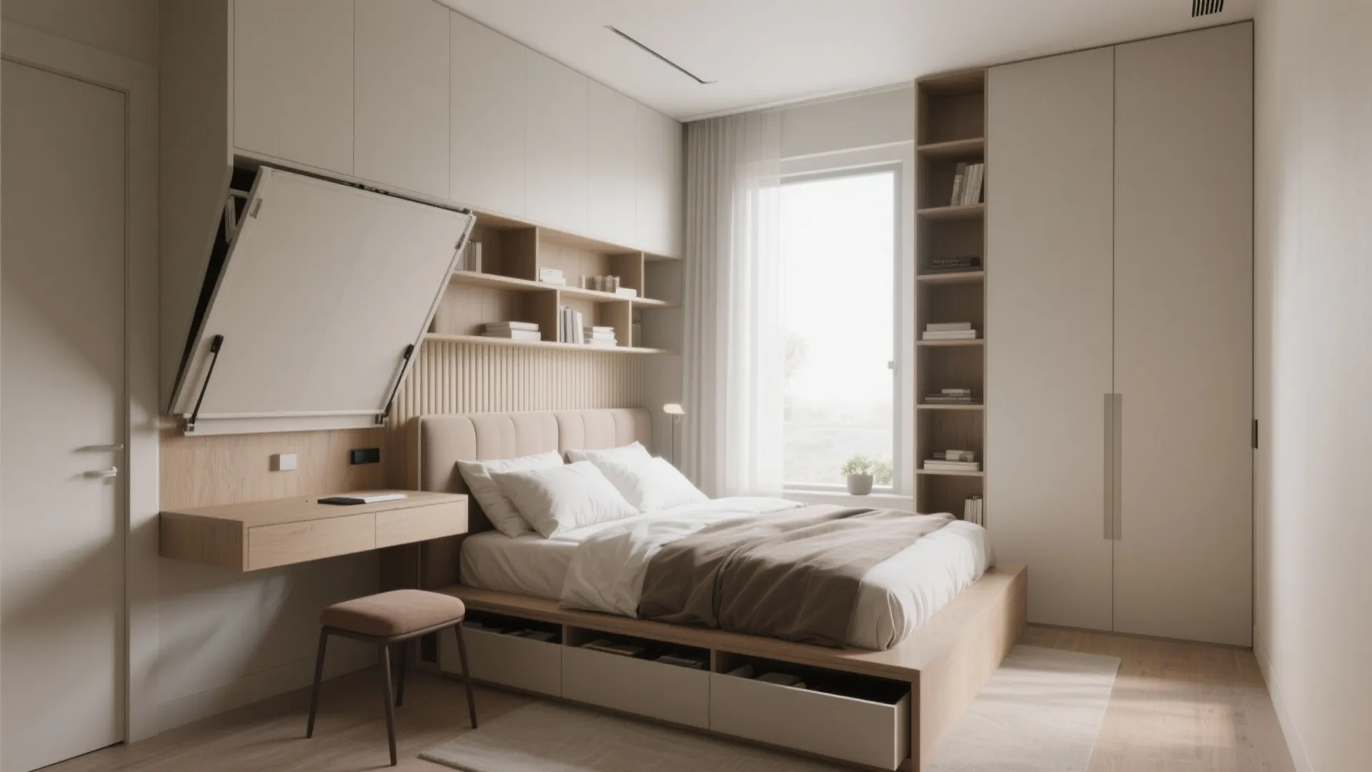 Multi-functional furniture and vertical solutions