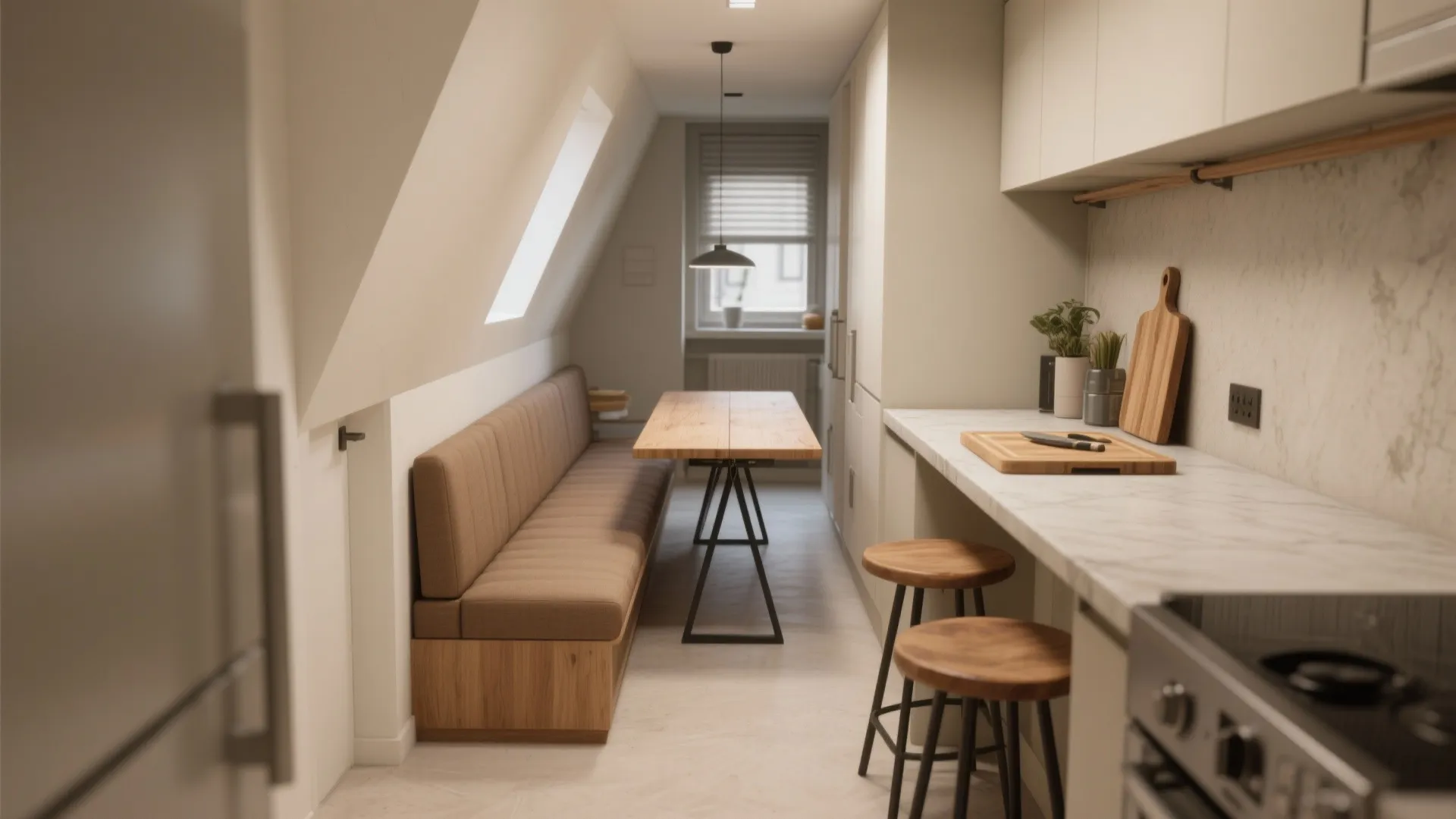 5. Flexible Dining and Multi-Use Counters