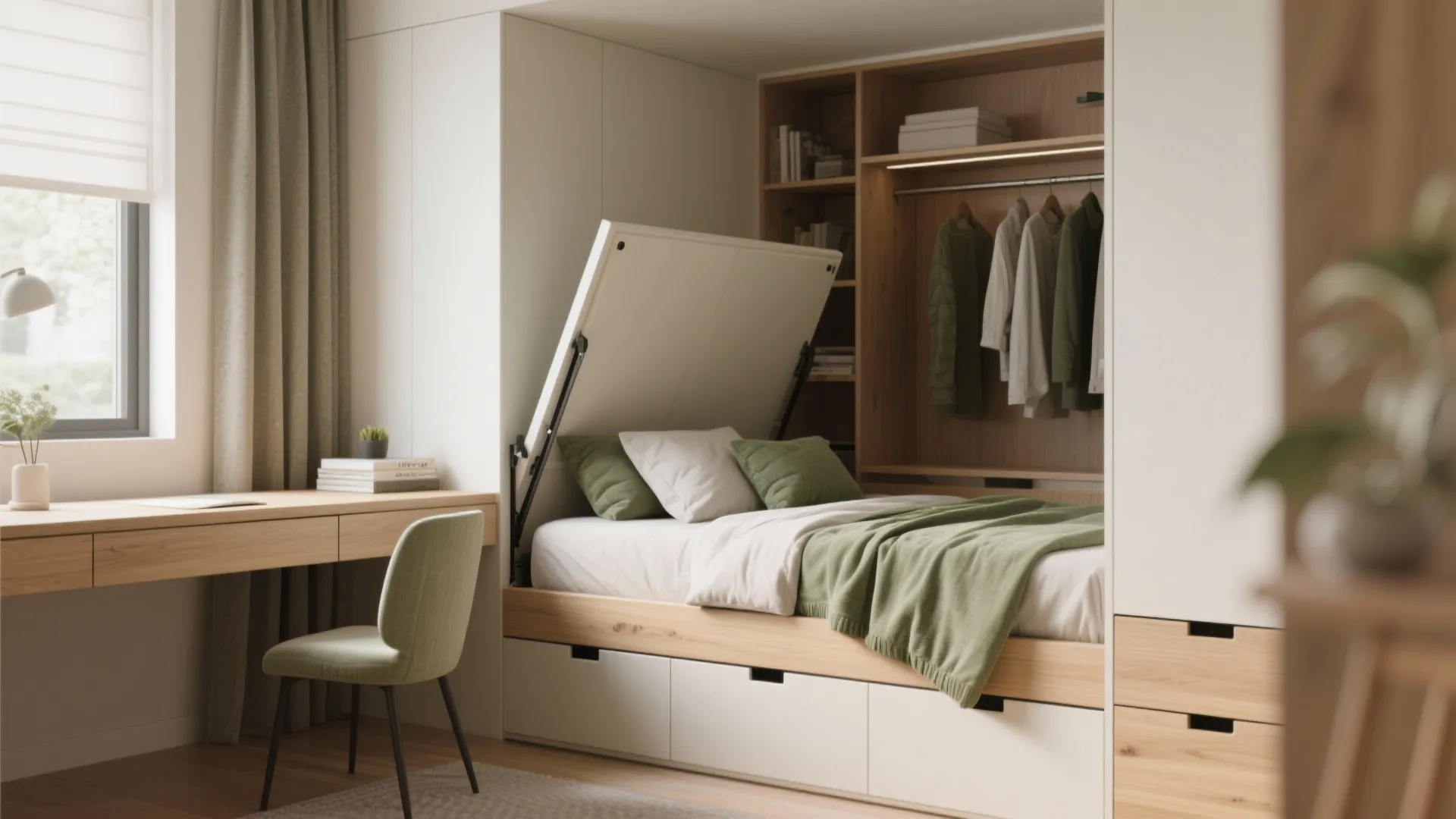 2. Double-duty furniture for a flexible second bedroom