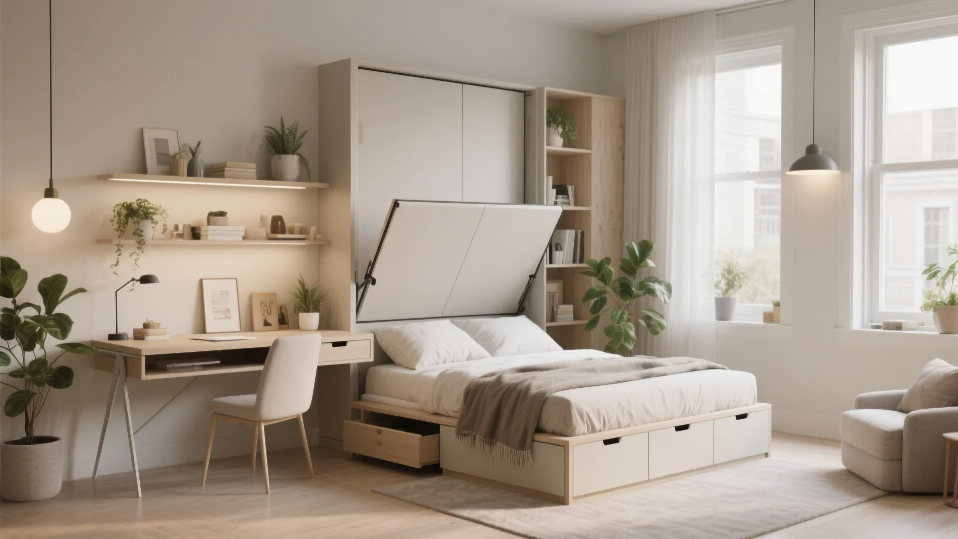 3. Choose multifunctional furniture for the second bedroom