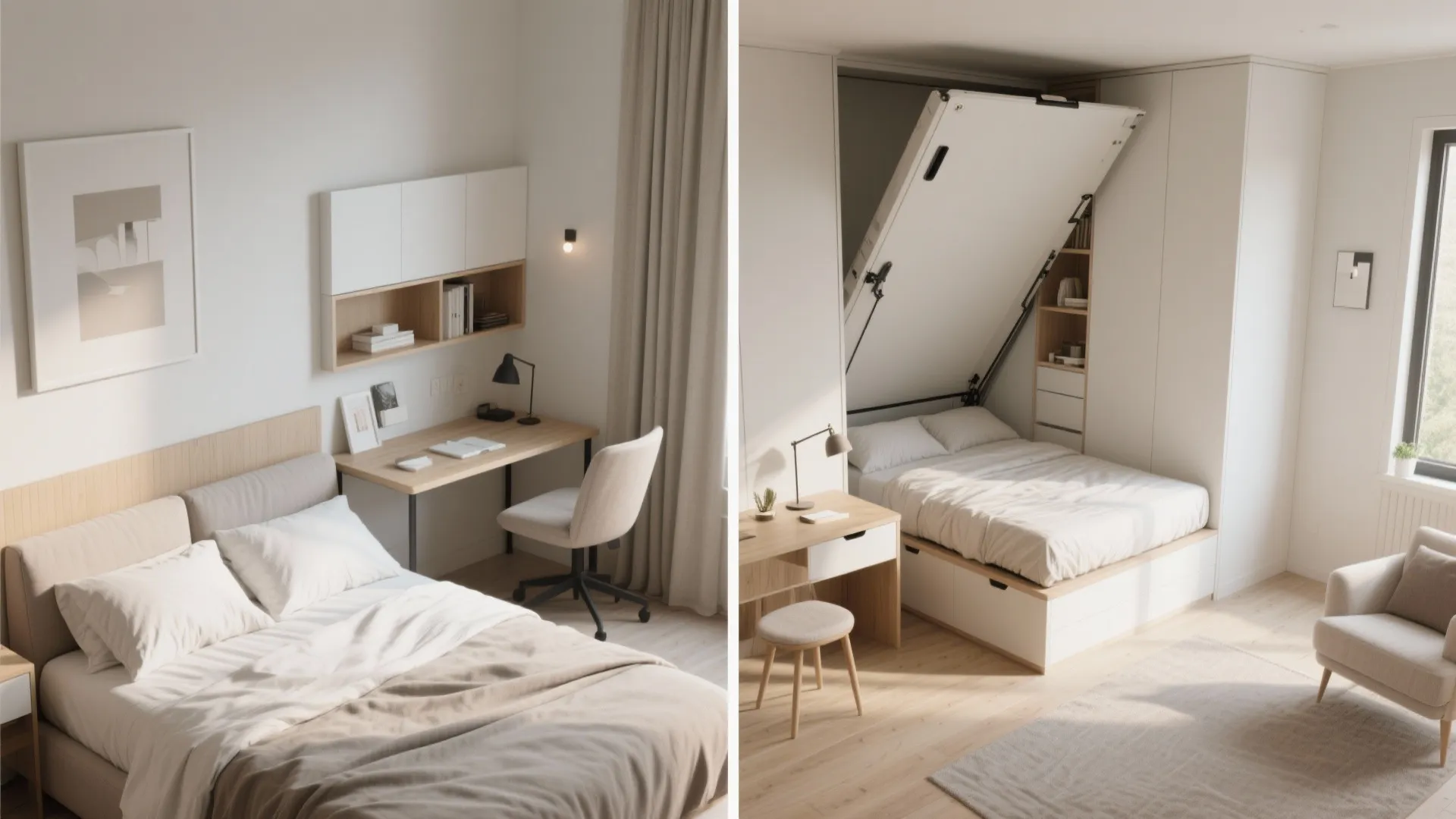 4. Choose multifunctional furniture for guest-ready bedrooms