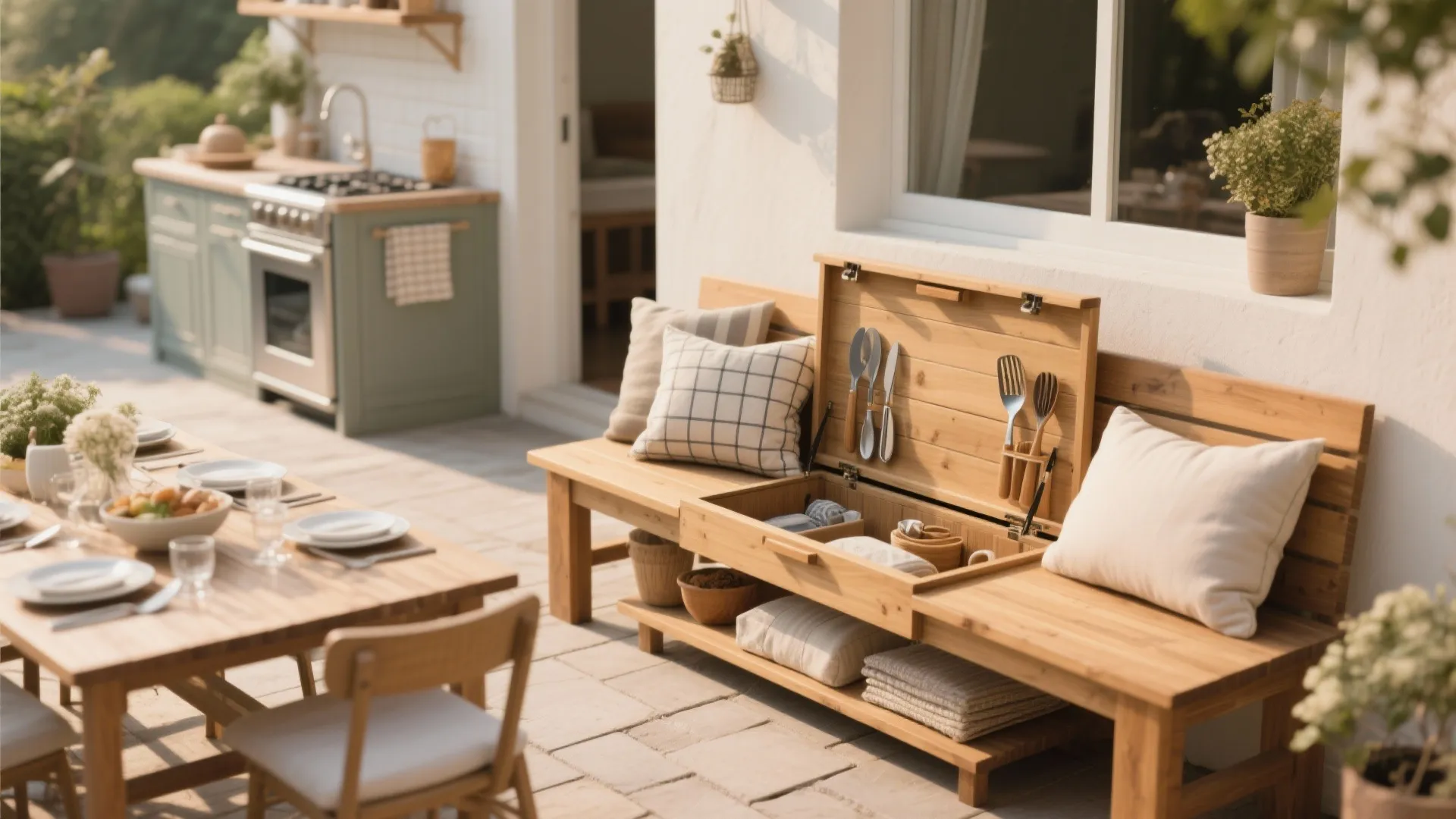 5. Multifunction Benches