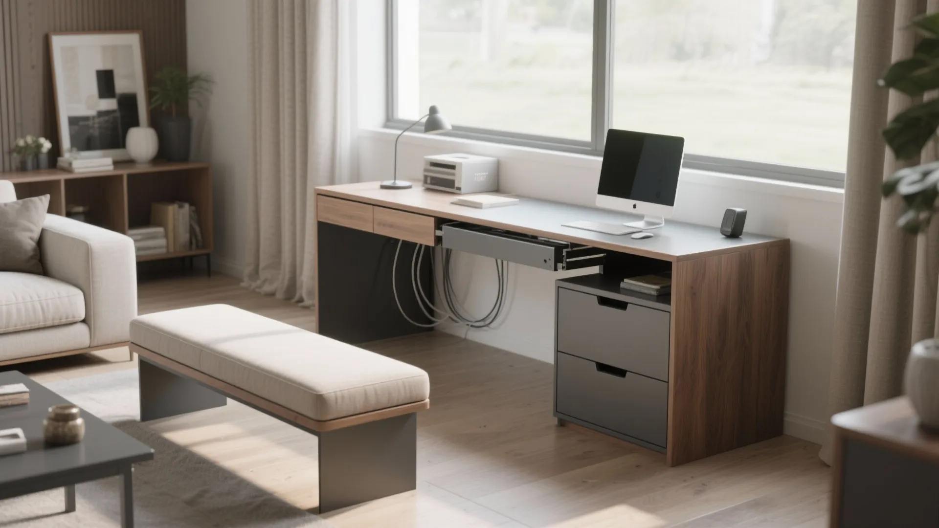 2. Use multifunctional furniture