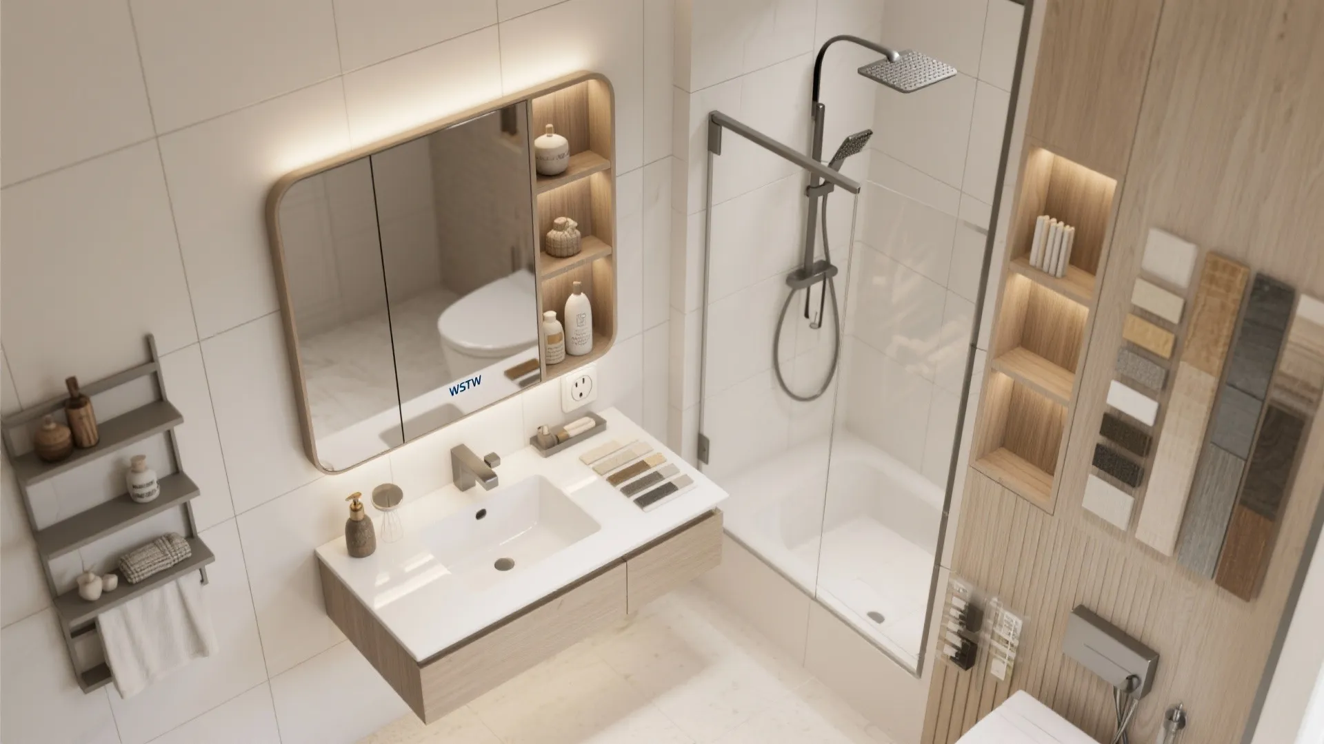 5. Multi-function fixtures and accessories