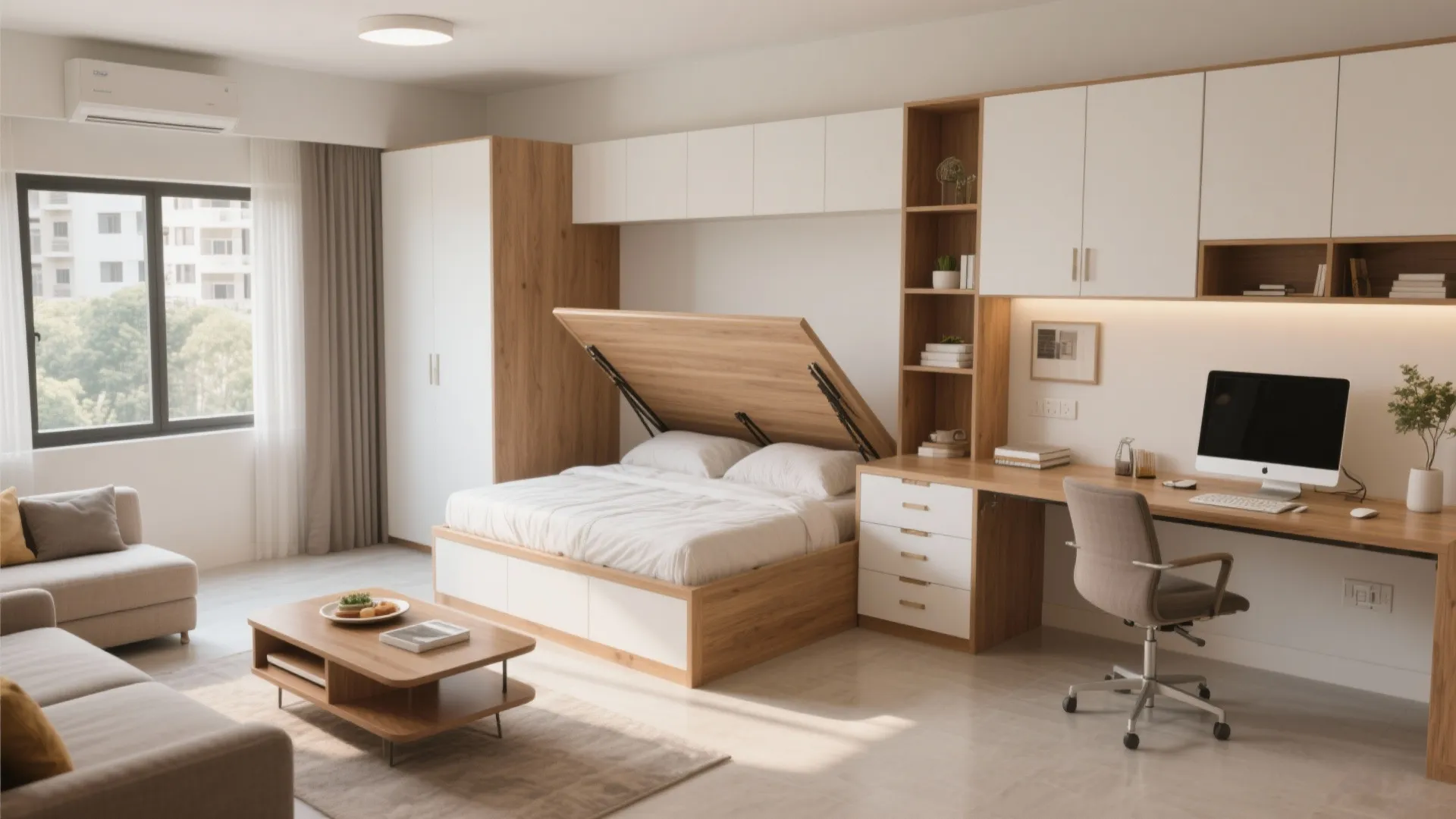 Multifunctional furniture that actually fits