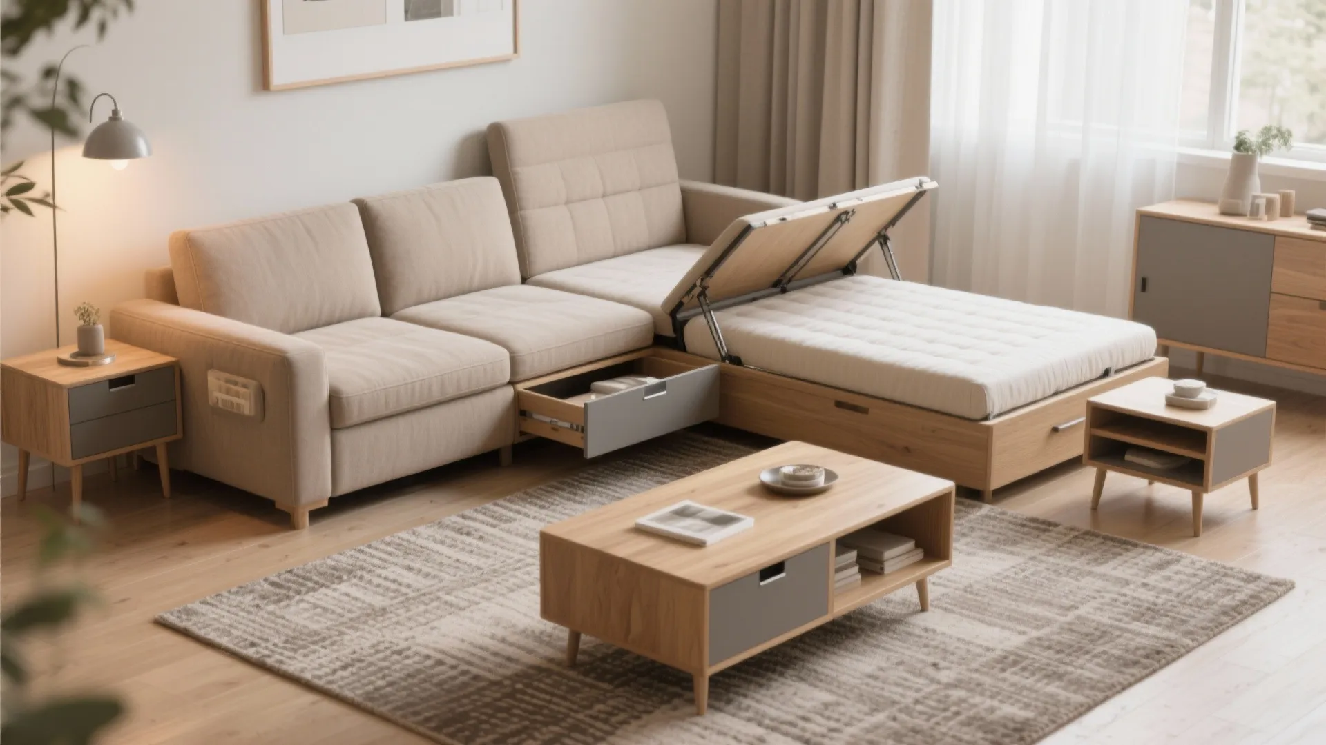 Multi-functional furniture that actually earns its keep