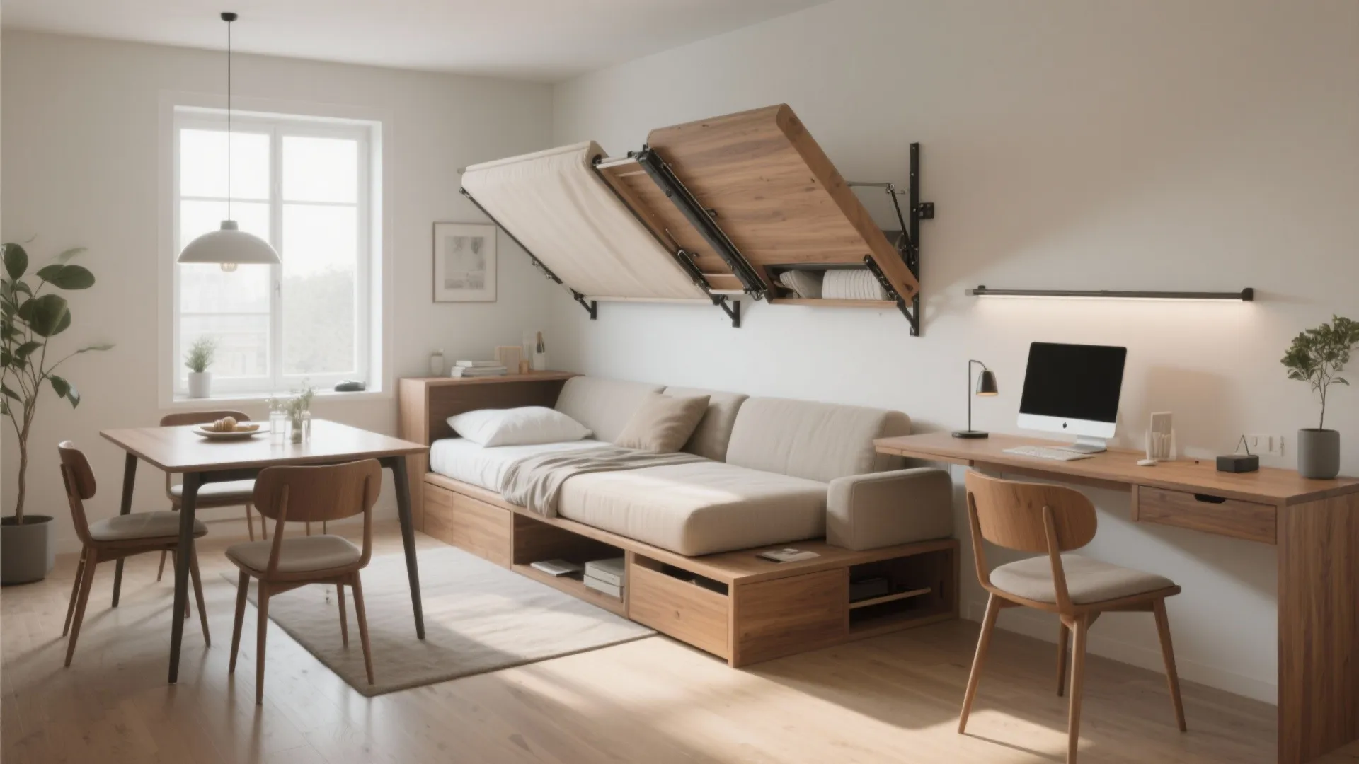 2. Multi-functional furniture as the backbone