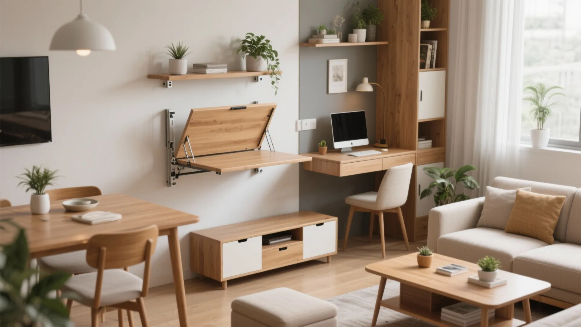 Compact Multi-Functional Furniture