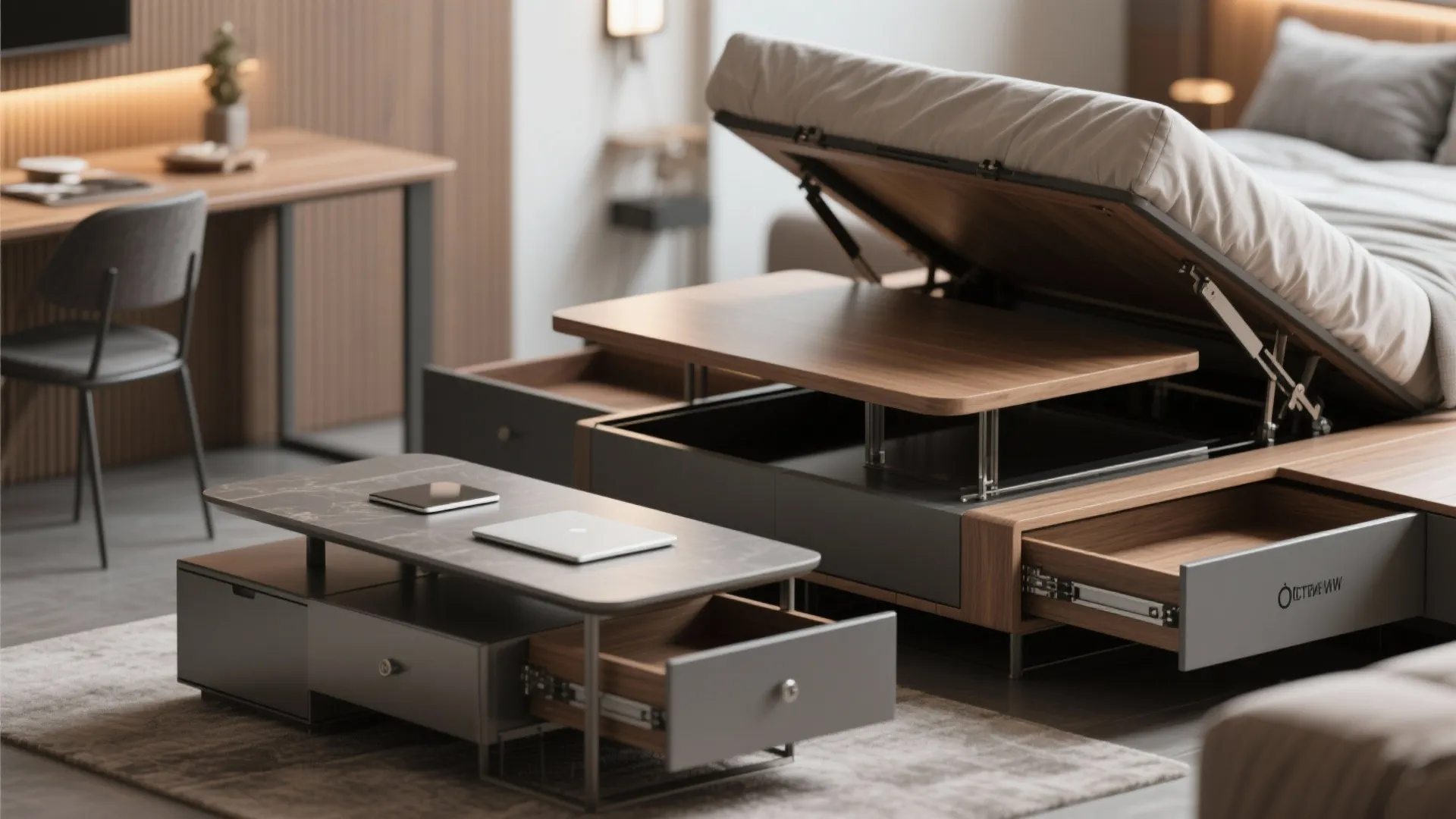 2. Multi-functional furniture that actually works