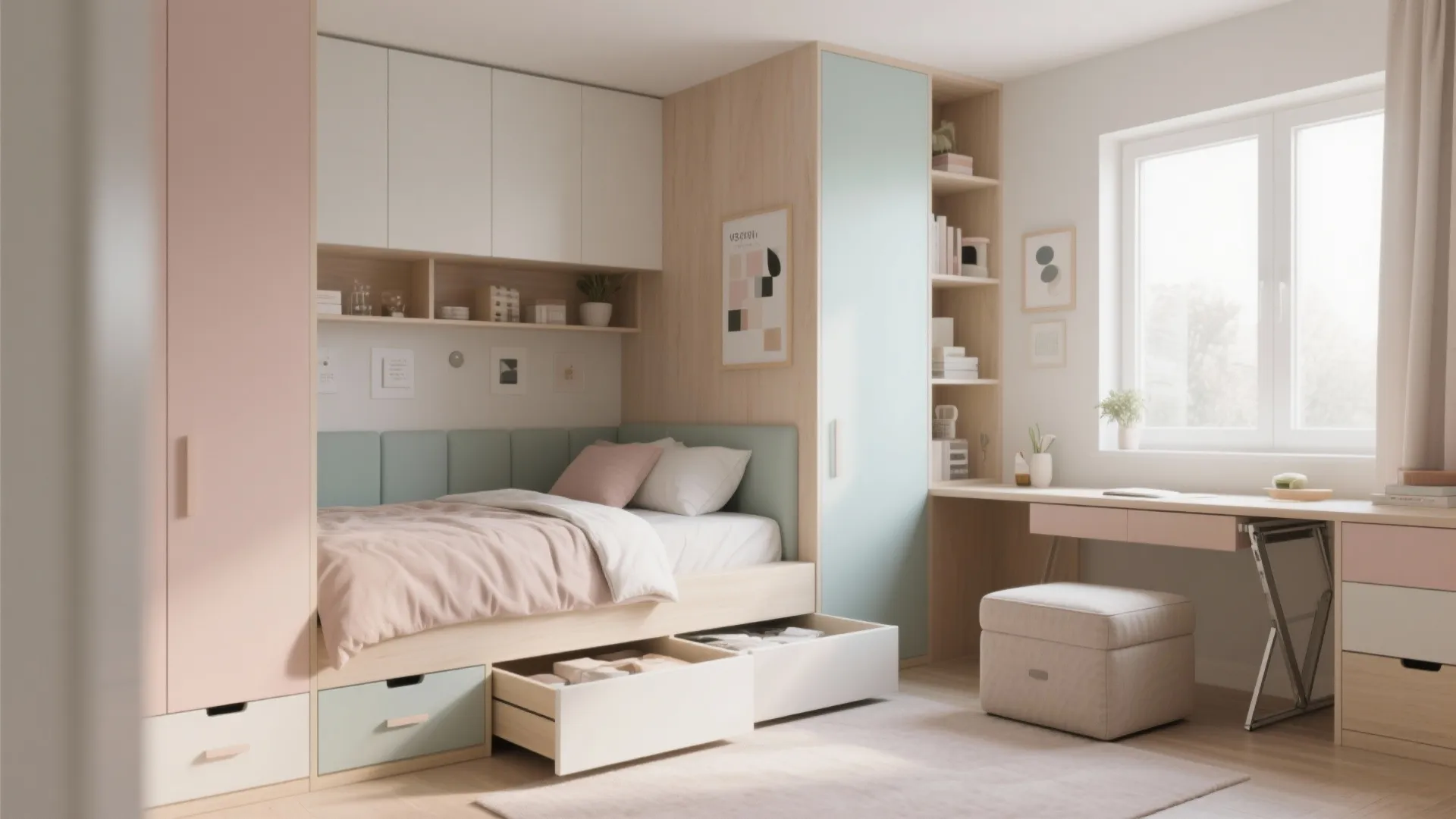 2. Use Multifunctional Furniture