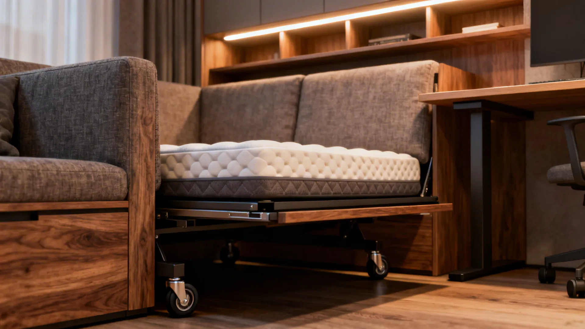 5. Multi-functional furniture and smart lighting